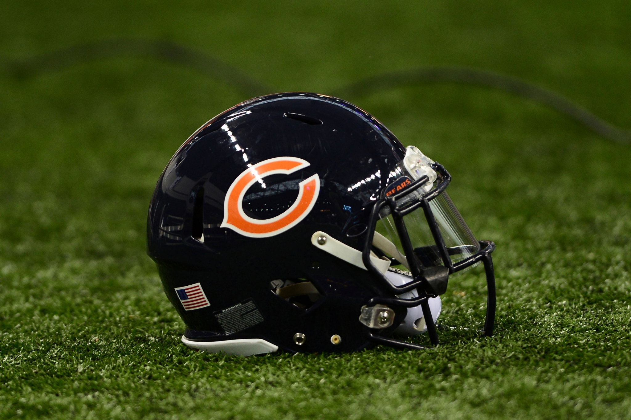 Casco Chicago Bears sul campo, 2048x1363 Hi-Res, PC
