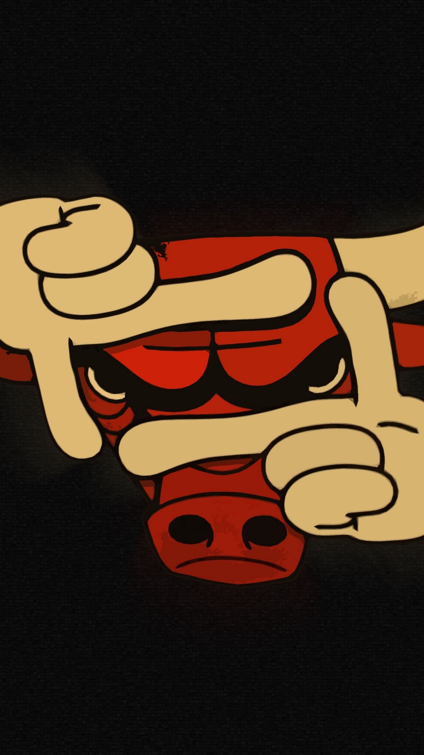 Logo Chicago Bulls schizzi, 1280x800 720p, PC