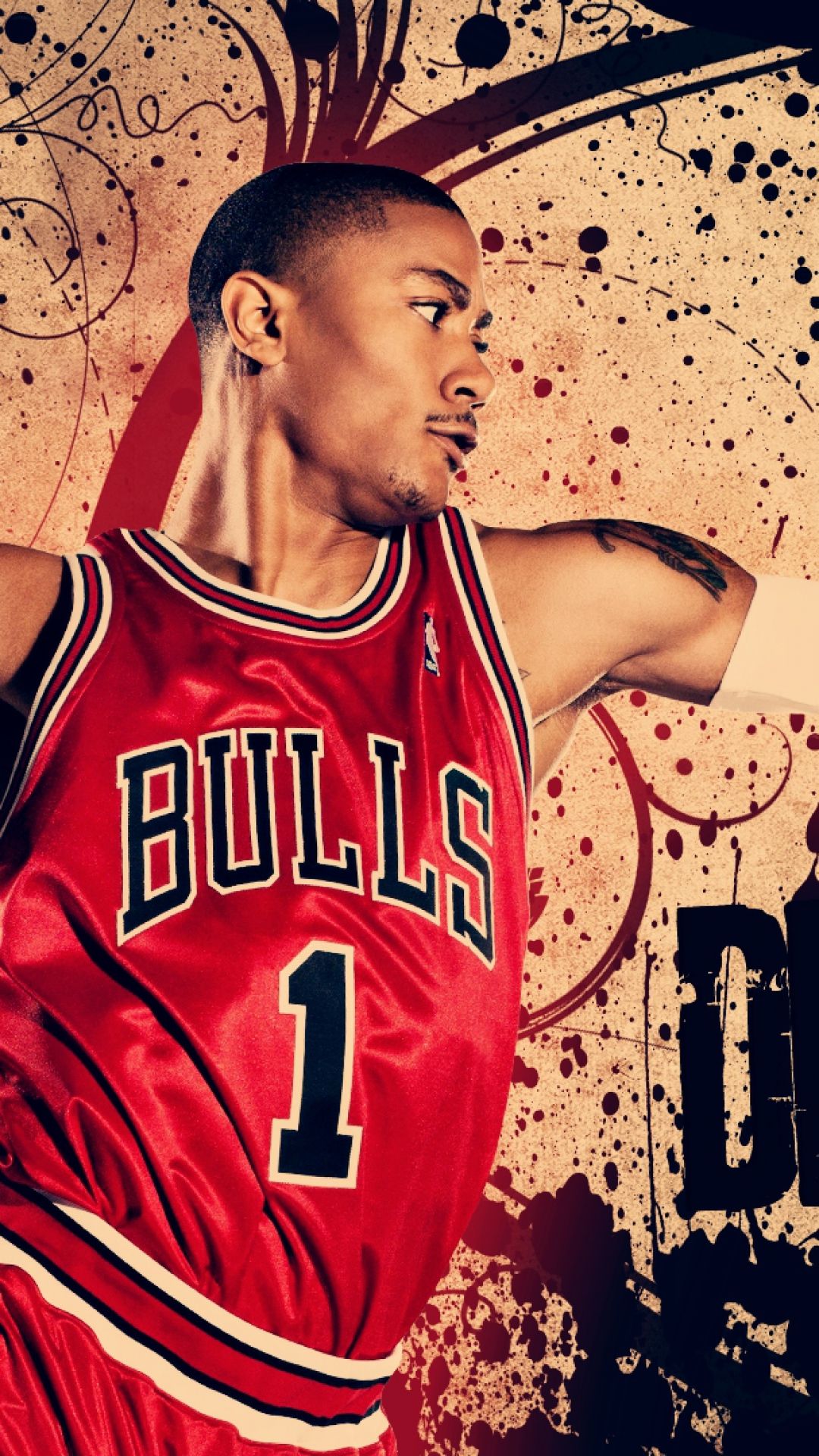 Logo Chicago Bulls rosso, 1296x819 720p, PC