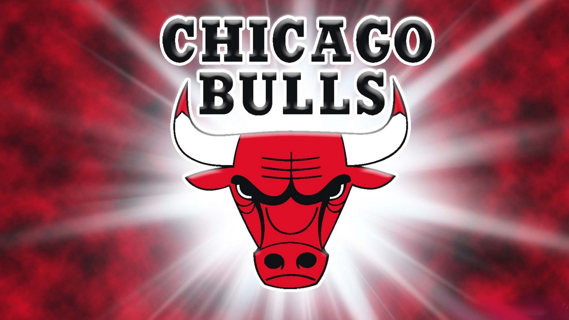 Logo Chicago Bulls rosso, 1920x1080 1080p, PC