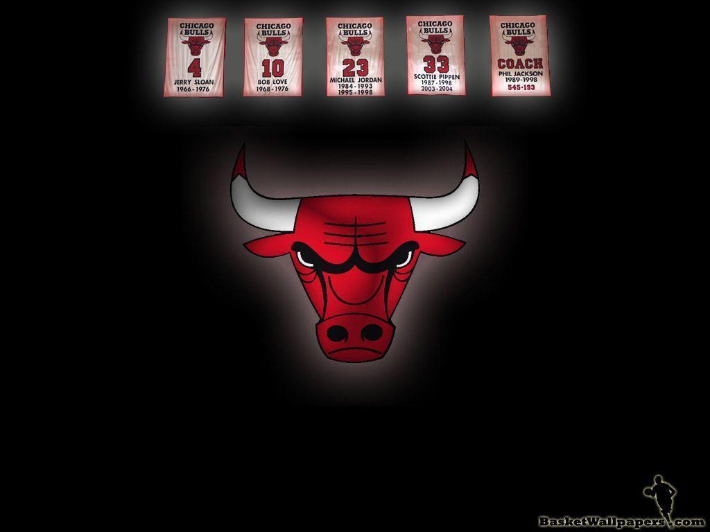 Logo Chicago Bulls toro rosso, 1024x768 HD, Desktop