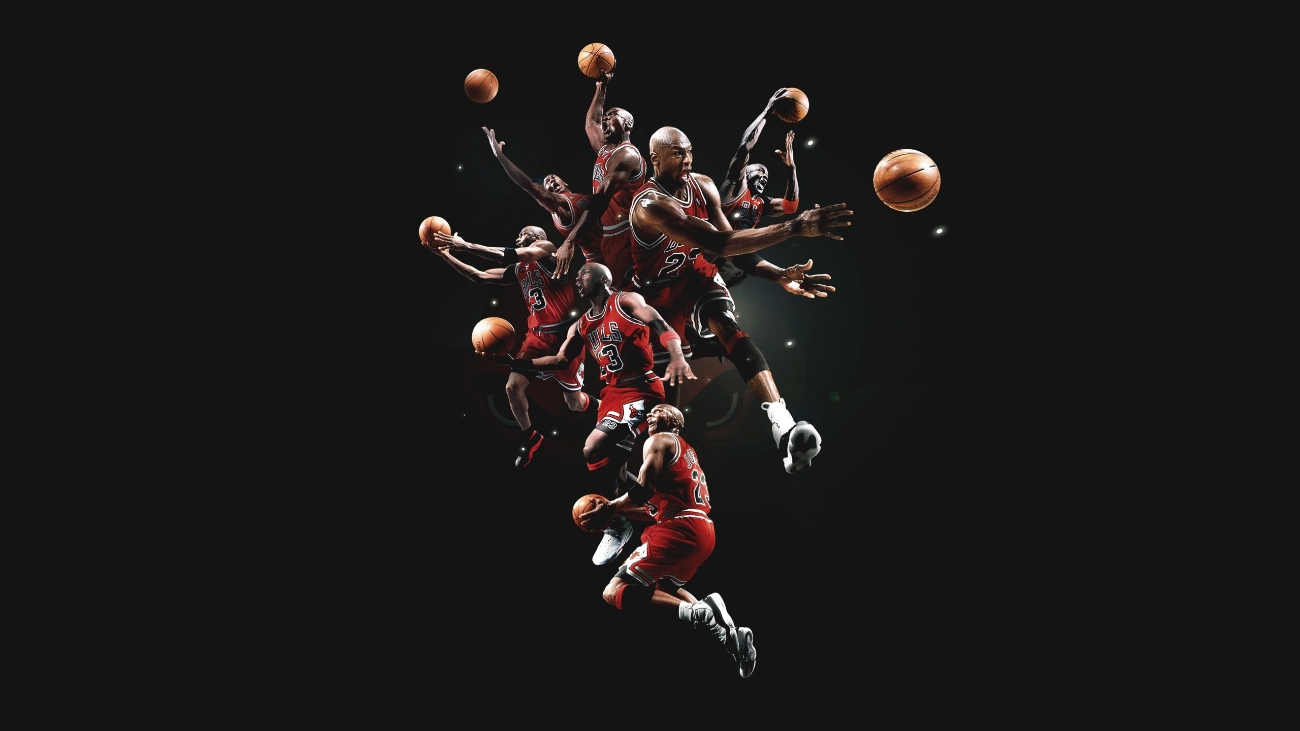 Michael Jordan sequenza schiacciata, 2560x1440 QHD, Monitor Gaming