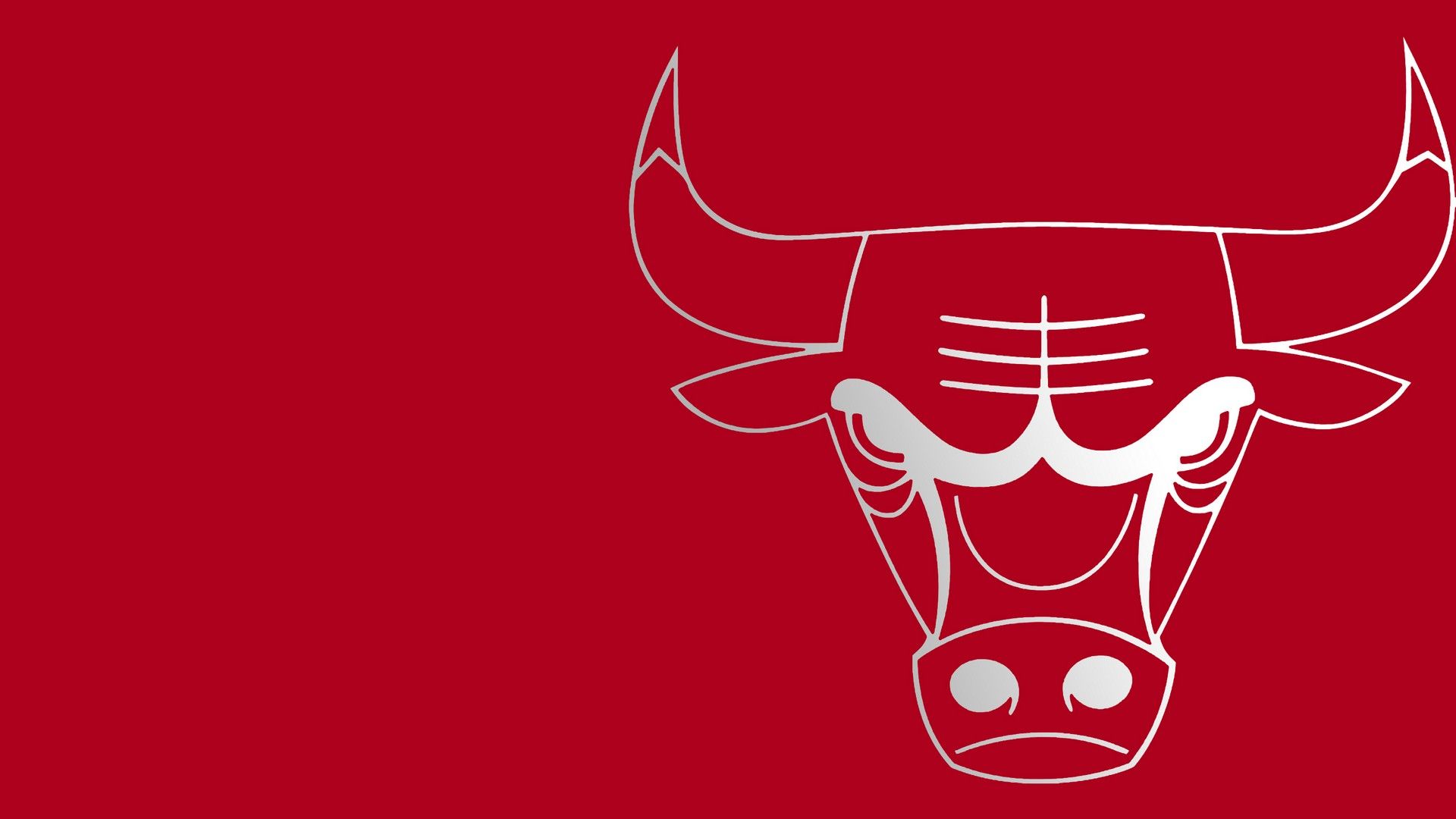 Logo Chicago Bulls rosso, NBA, 1920x1080 Full HD 1080p, Desktop