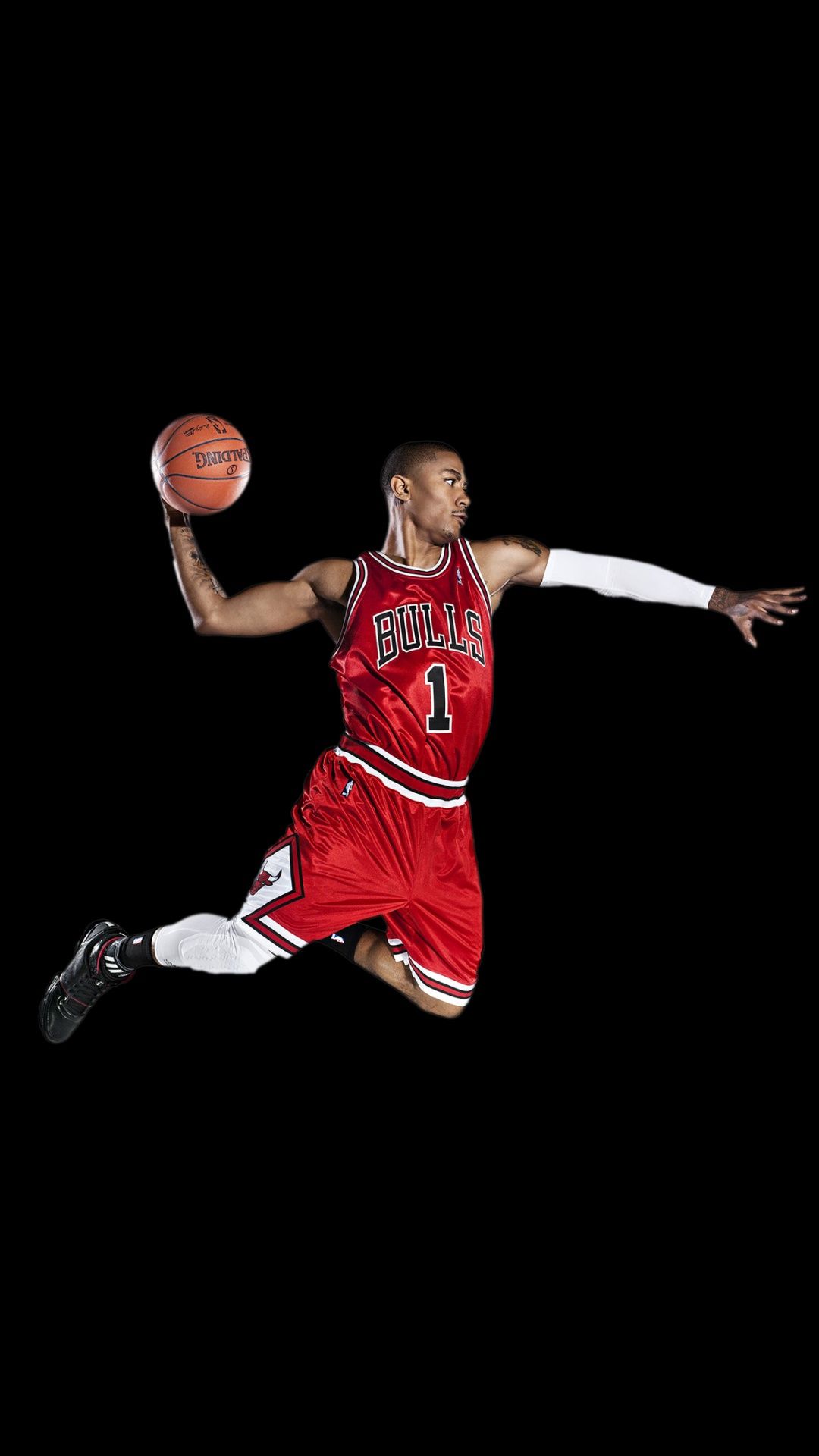 Giocatore Chicago Bulls schiacciata, 1080x1920 Verticale, Mobile