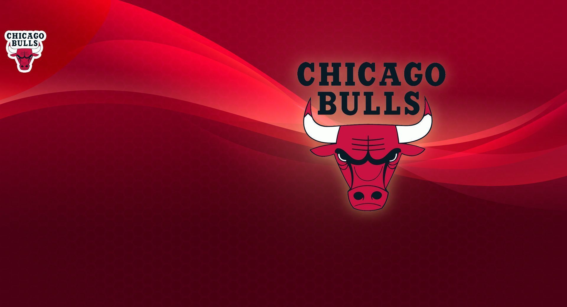 Logo Chicago Bulls rosso, 1920x1040 1080p, PC