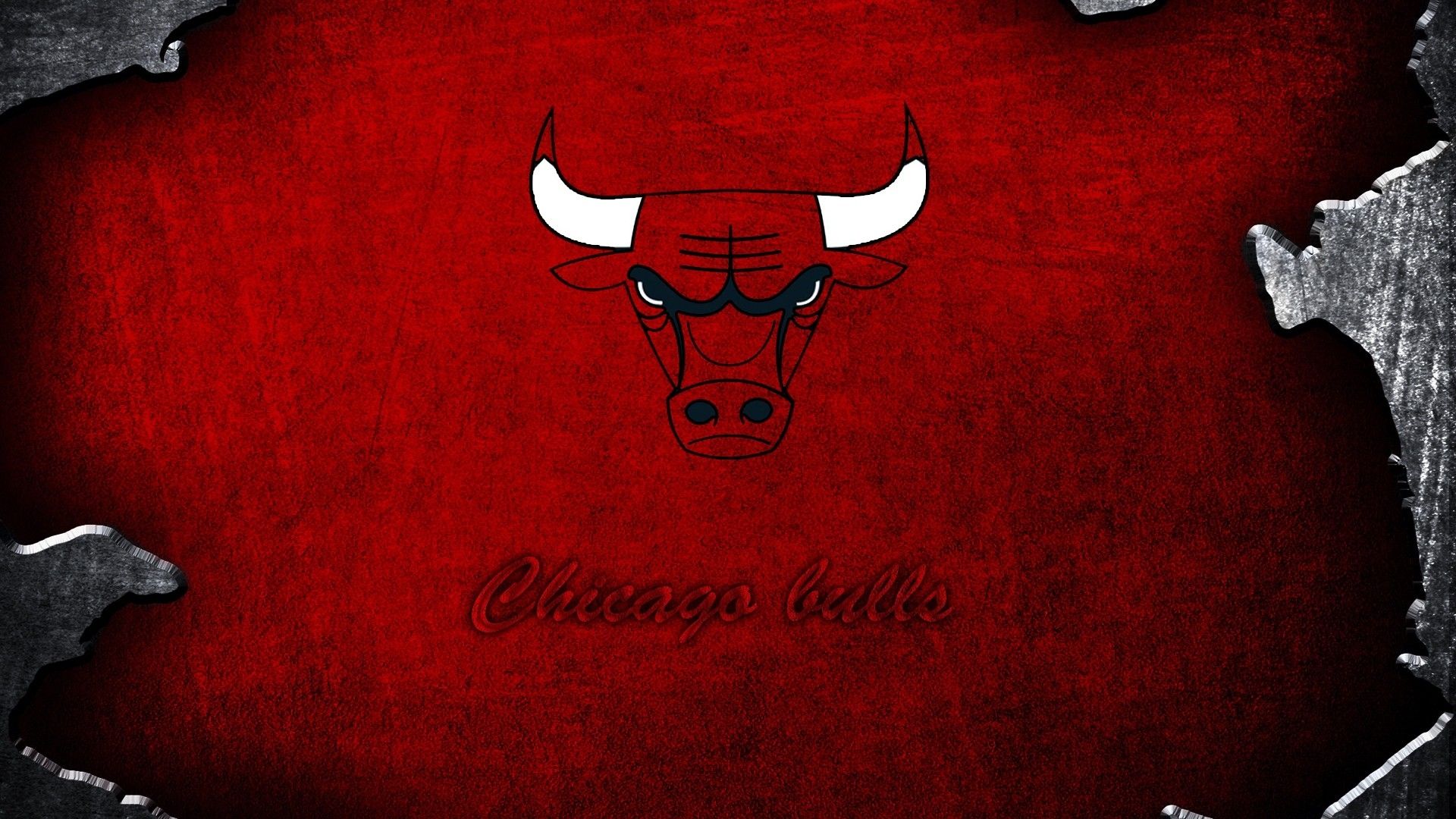 Logo Chicago Bulls rosso, 1920x1080 1080p, Desktop