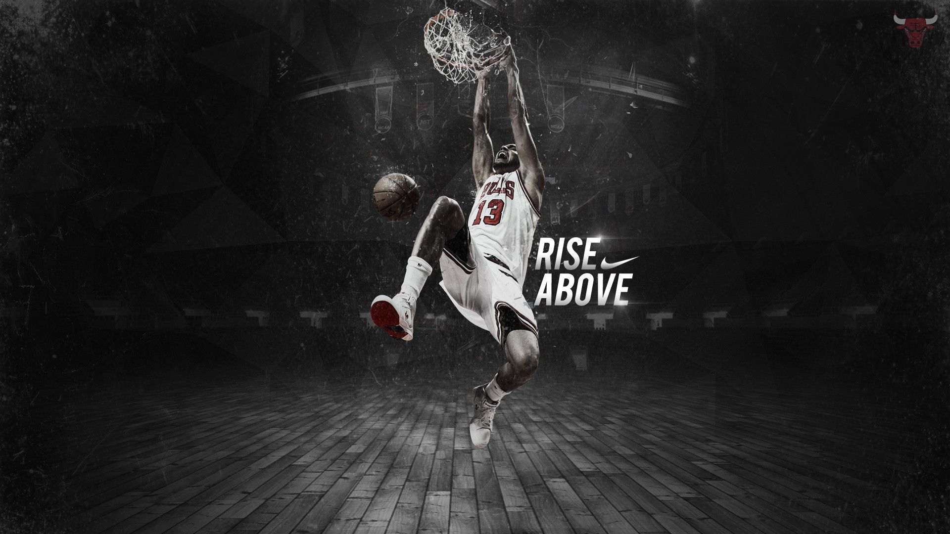 Giocatore Chicago Bulls schiacciata, 1920x1080 Full HD 1080p, Laptop