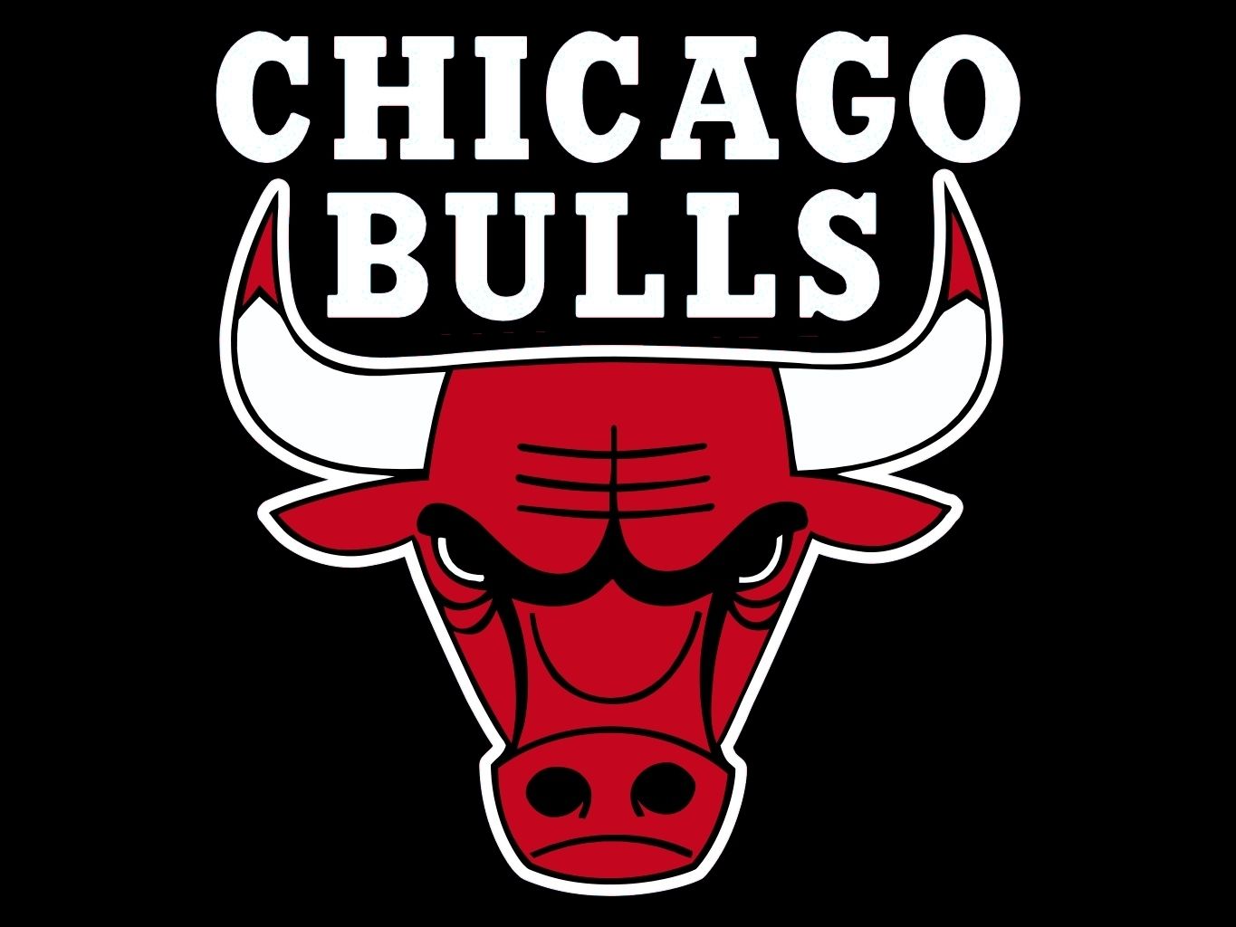 Logo Chicago Bulls toro rosso, 1365x1024 HD, Desktop