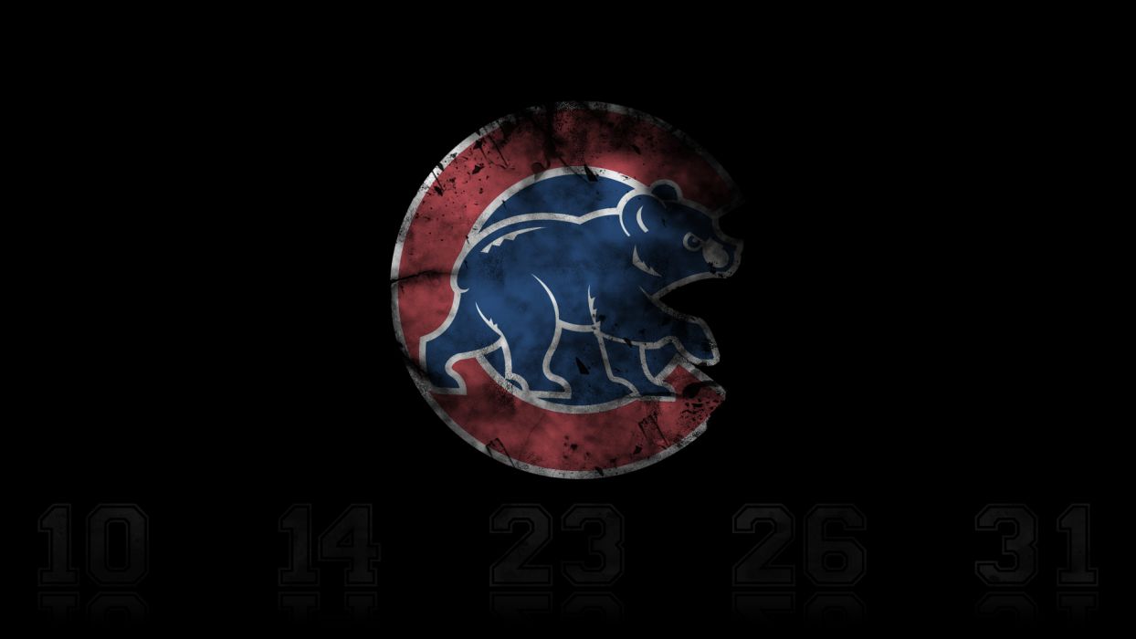 Logo Chicago Cubs orso, 1244x700 HD, iMac