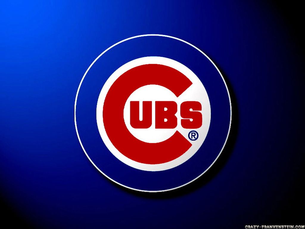 Logo Chicago Cubs blu, 1024x768 HD, Desktop
