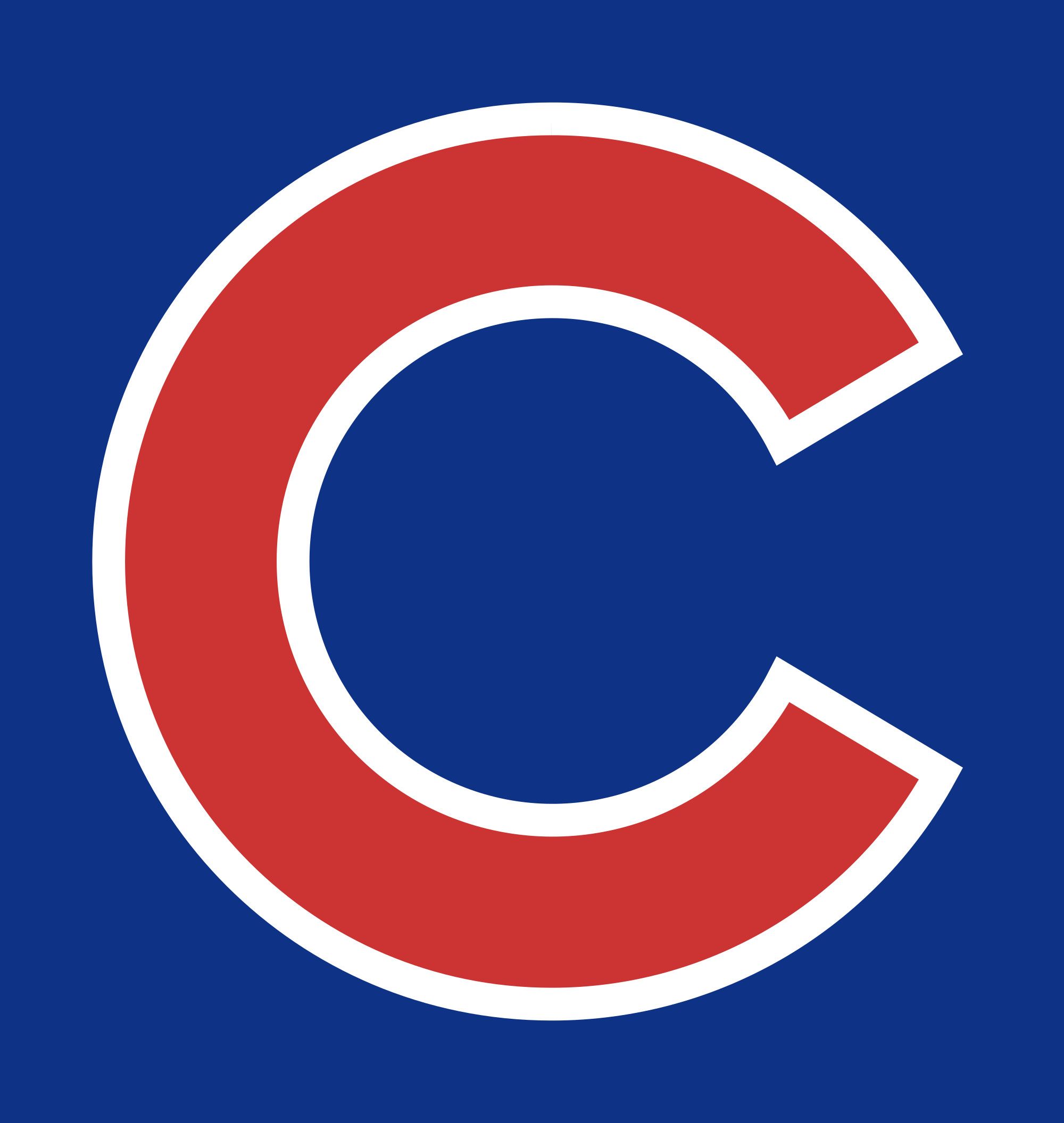 Logo Chicago Cubs lettera C, MLB, 2000x2112 Full HD Verticale, Smartphone