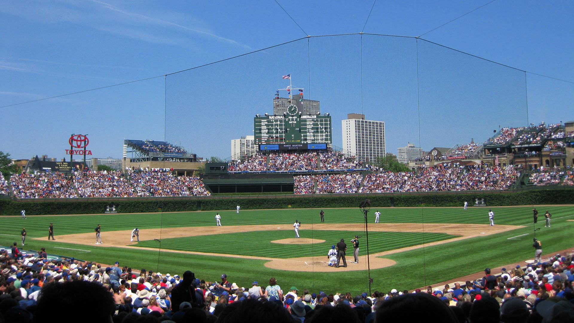 Wrigley Field stadio baseball, Chicago Cubs, 1920x1080 Full HD 1080p, Desktop