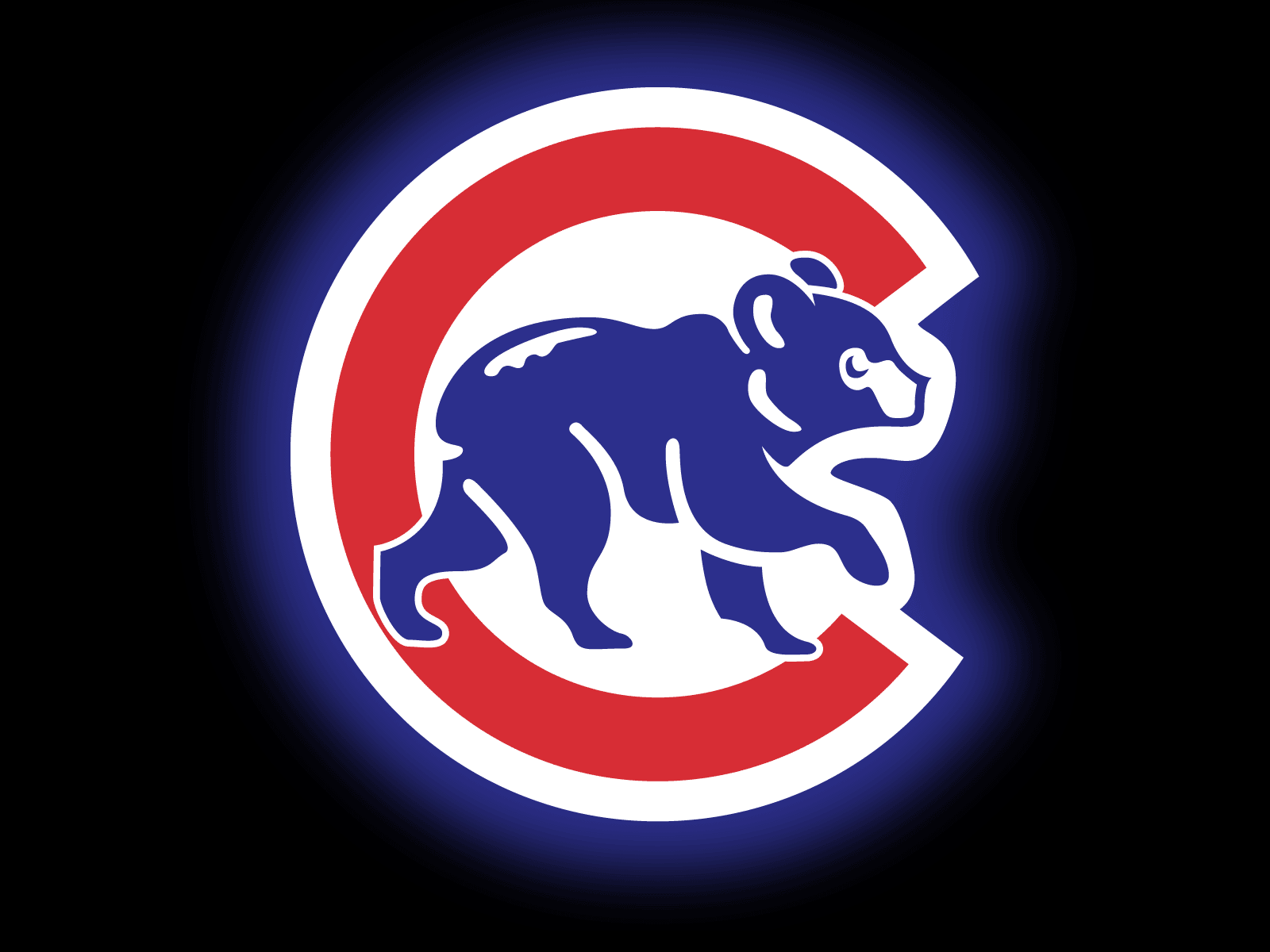 Logo Chicago Cubs con orso, 1600x1200 HD, Desktop