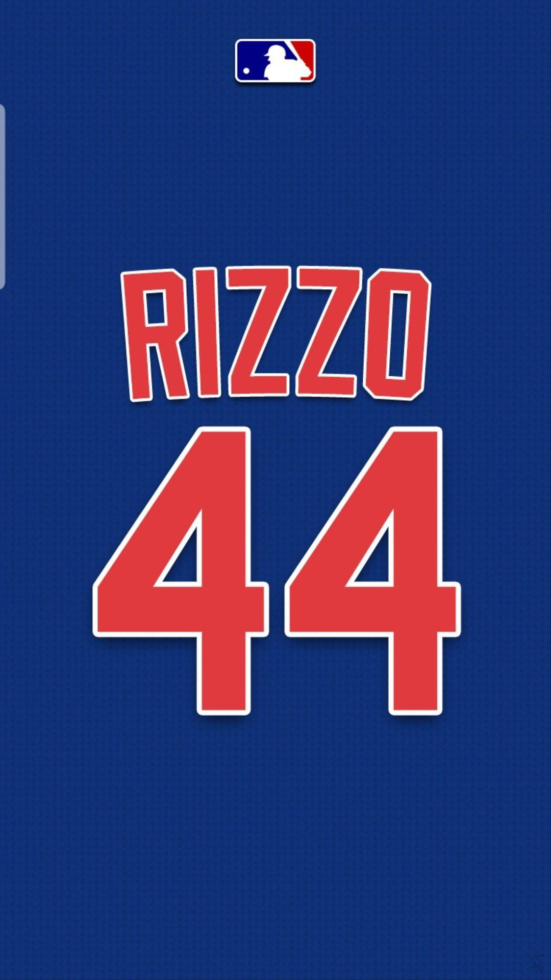 Maglia Rizzo 44 Cubs, 1080x1920 Verticale, iPhone