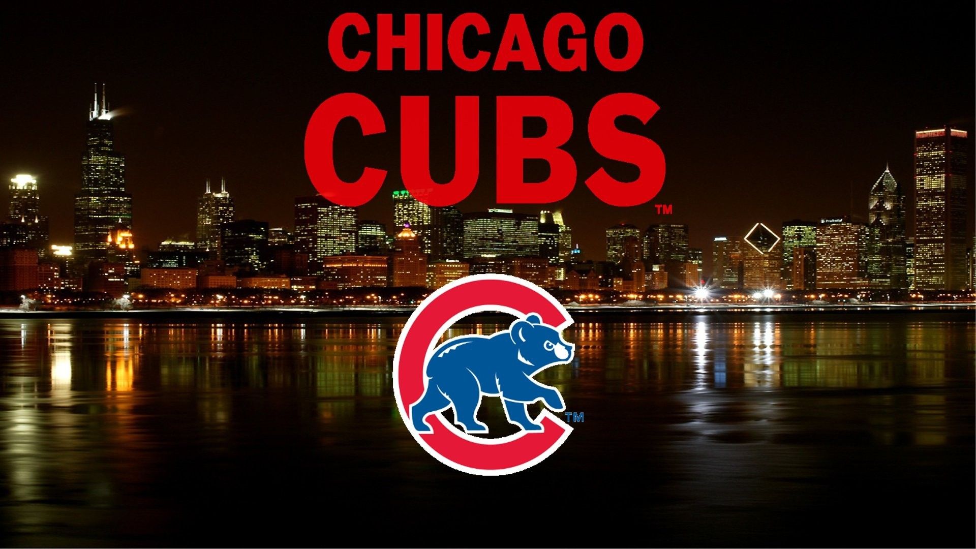 Logo Chicago Cubs baseball, 1080x1920 Verticale, iPhone Air