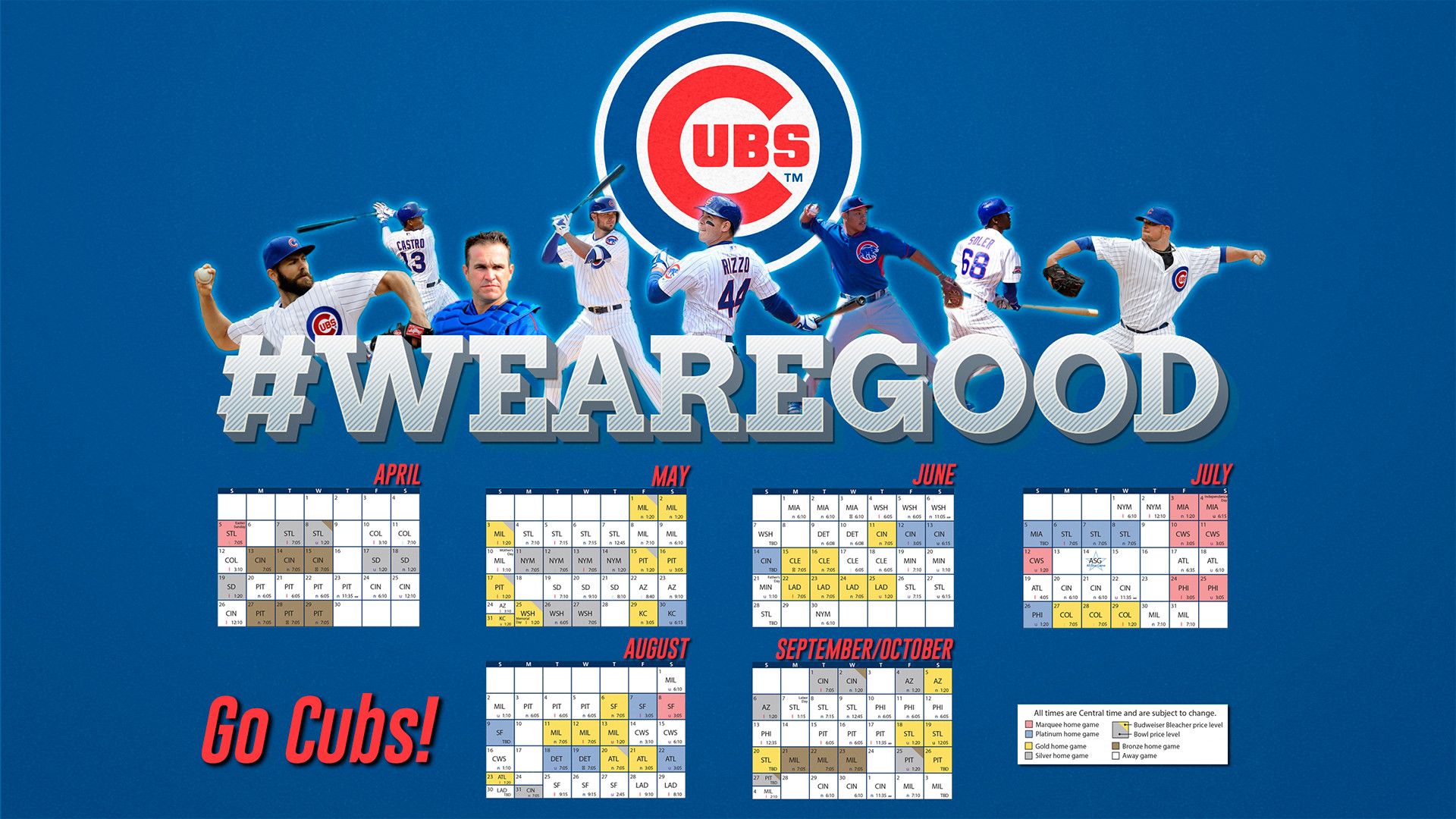 Logo Chicago Cubs orso, 1920x1080 Full HD, Desktop