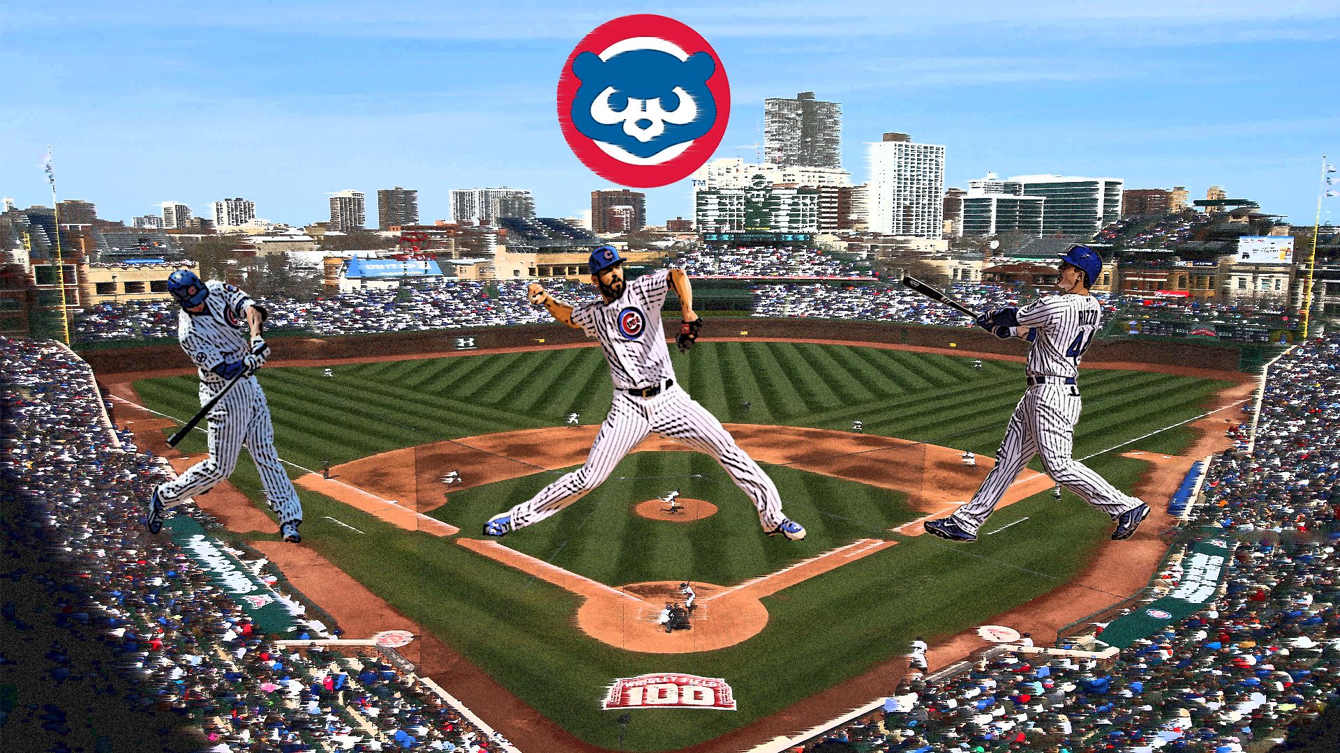 Giocatore Chicago Cubs in campo, 828x1792 Full HD Verticale, iPhone Pro