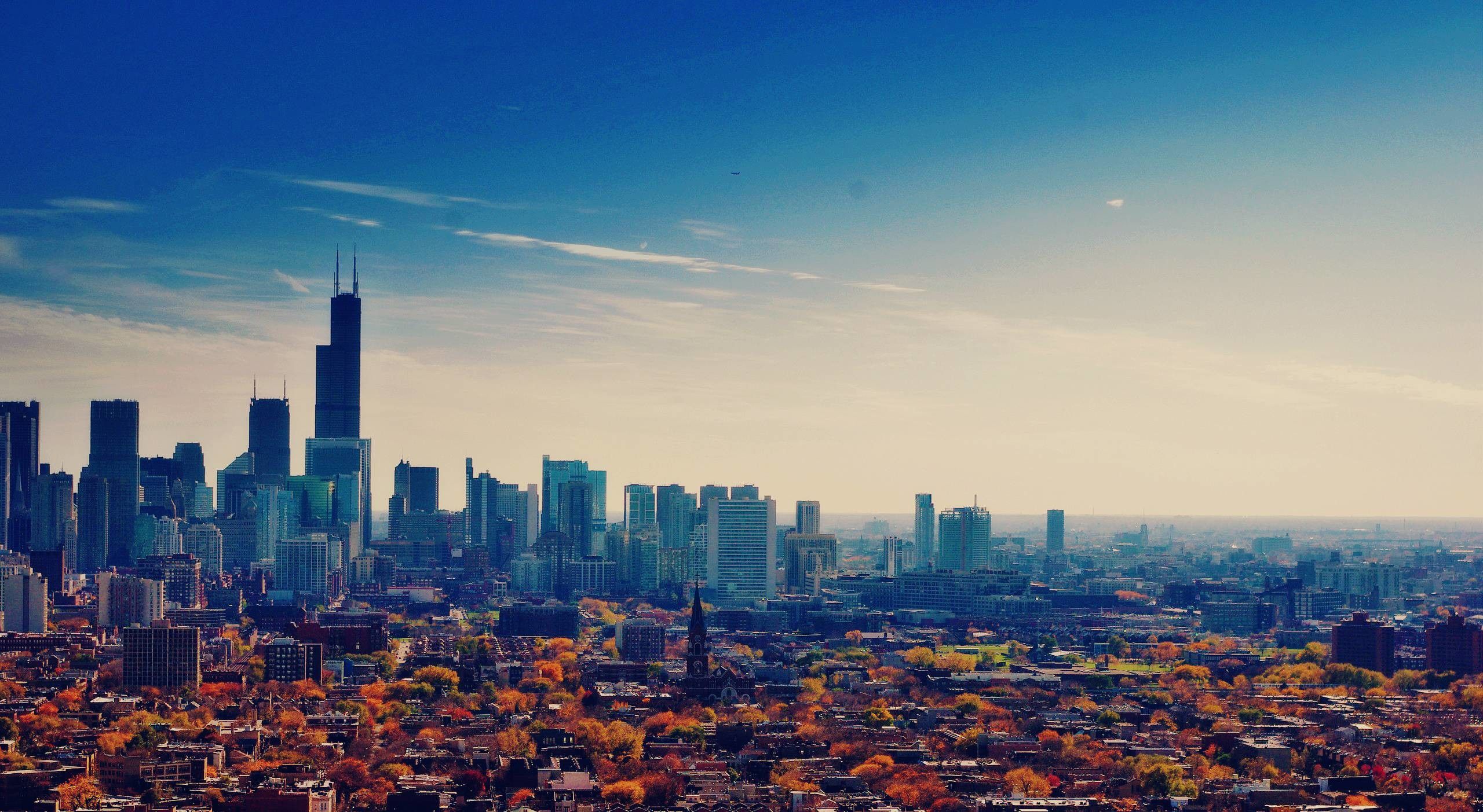 Skyline di Chicago, 2560x1403 2K QHD, PC