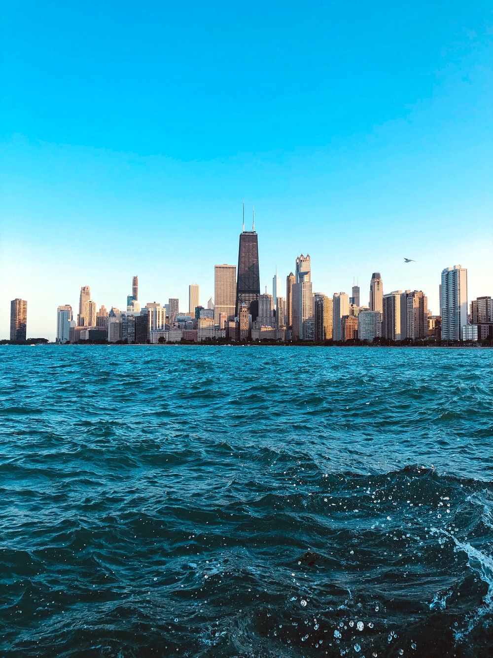 Skyline di Chicago dal lago, 1000x1333 Verticale, Mobile