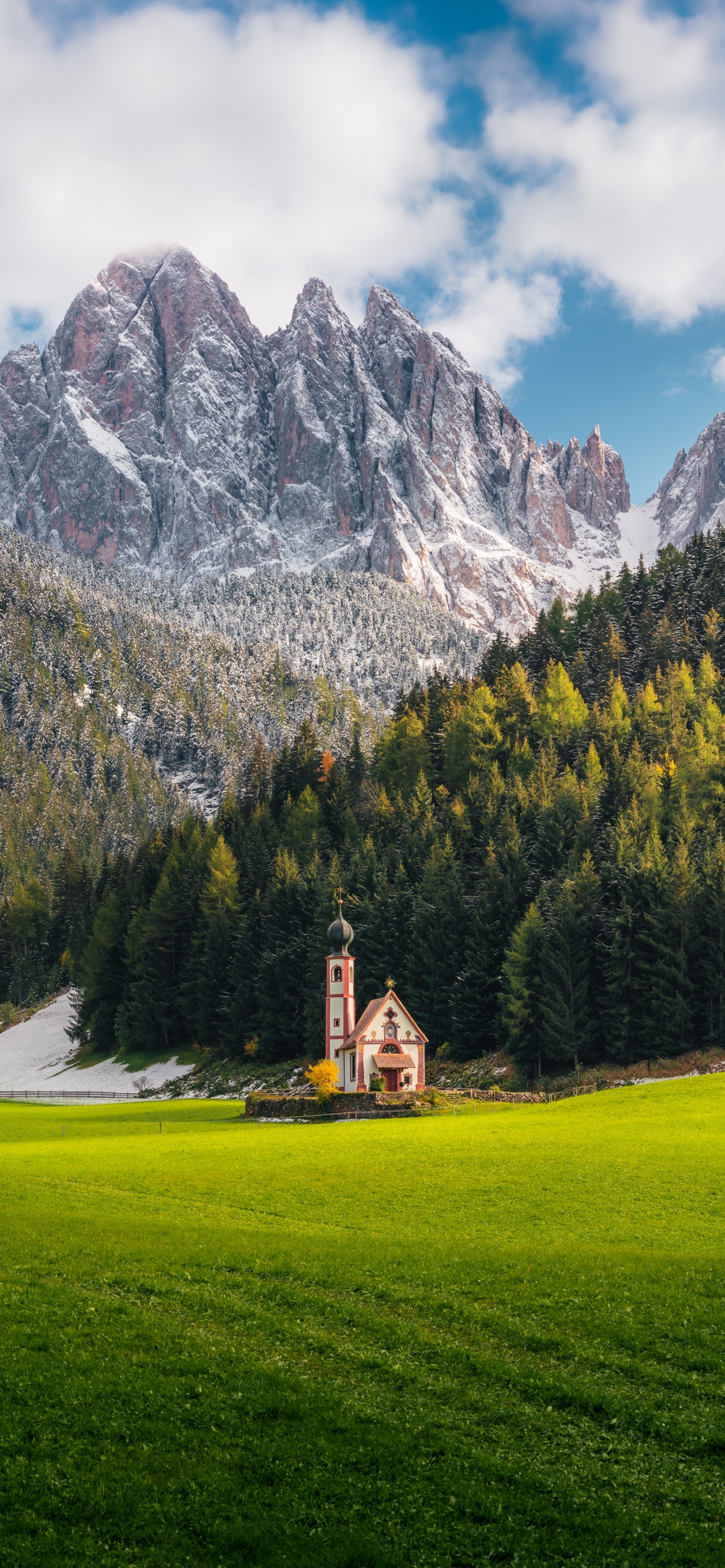 Chiesa di San Giovanni, Dolomiti, 1284x2778 Full HD Verticale, iPhone