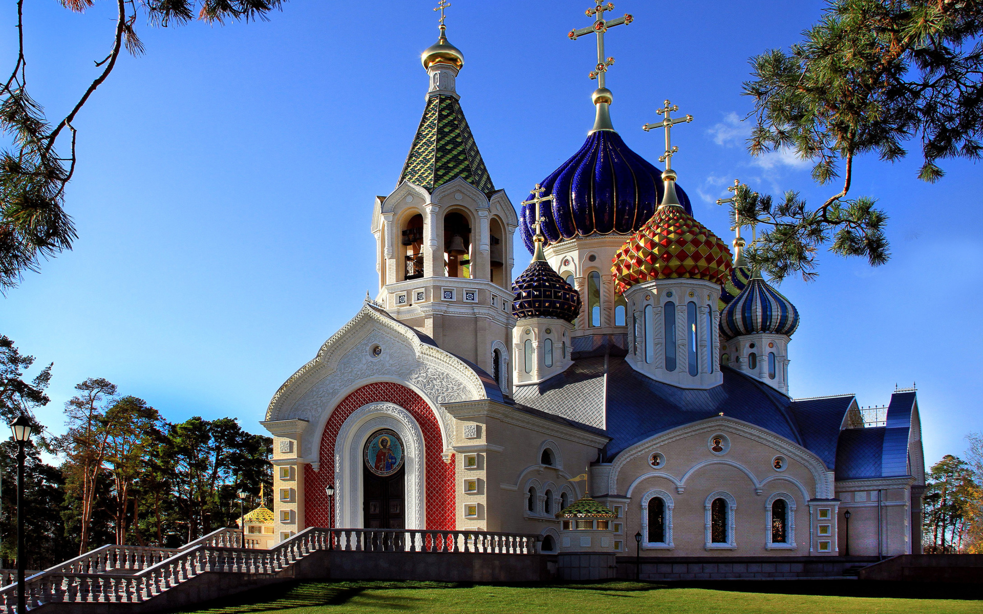 Chiesa ortodossa con cupole dorate, 1920x1200 Full HD+ WUXGA, PC