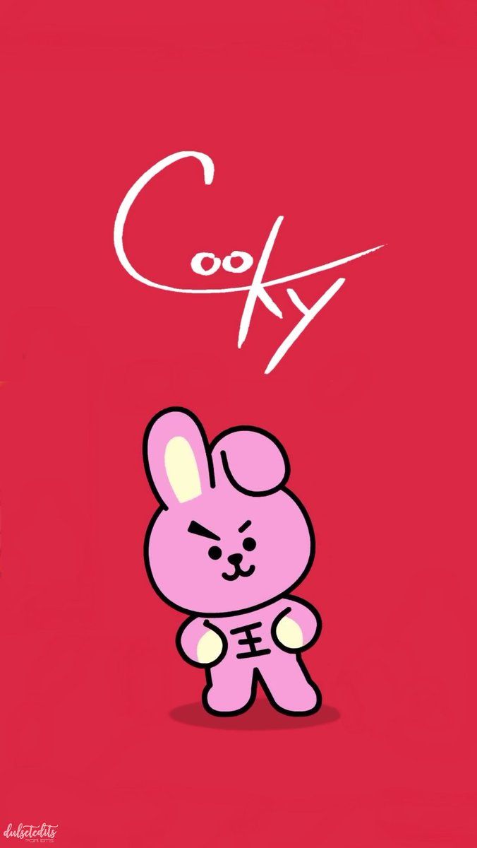 Cooky BT21 coniglio rosa, 676x1200 Full HD Verticale, iPhone
