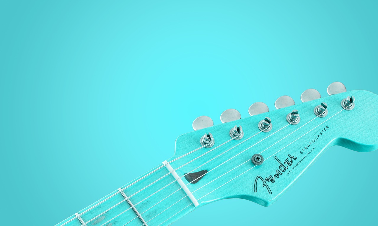 Manico chitarra Fender turchese, 1280x768 HD, HP Laptop