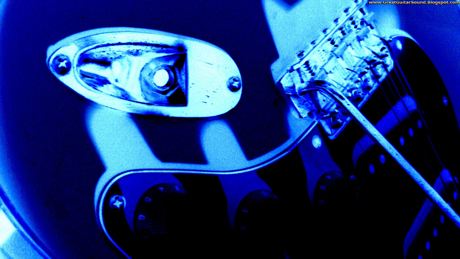 Chitarra elettrica blu ravvicinata, 1600x900 HD, Desktop