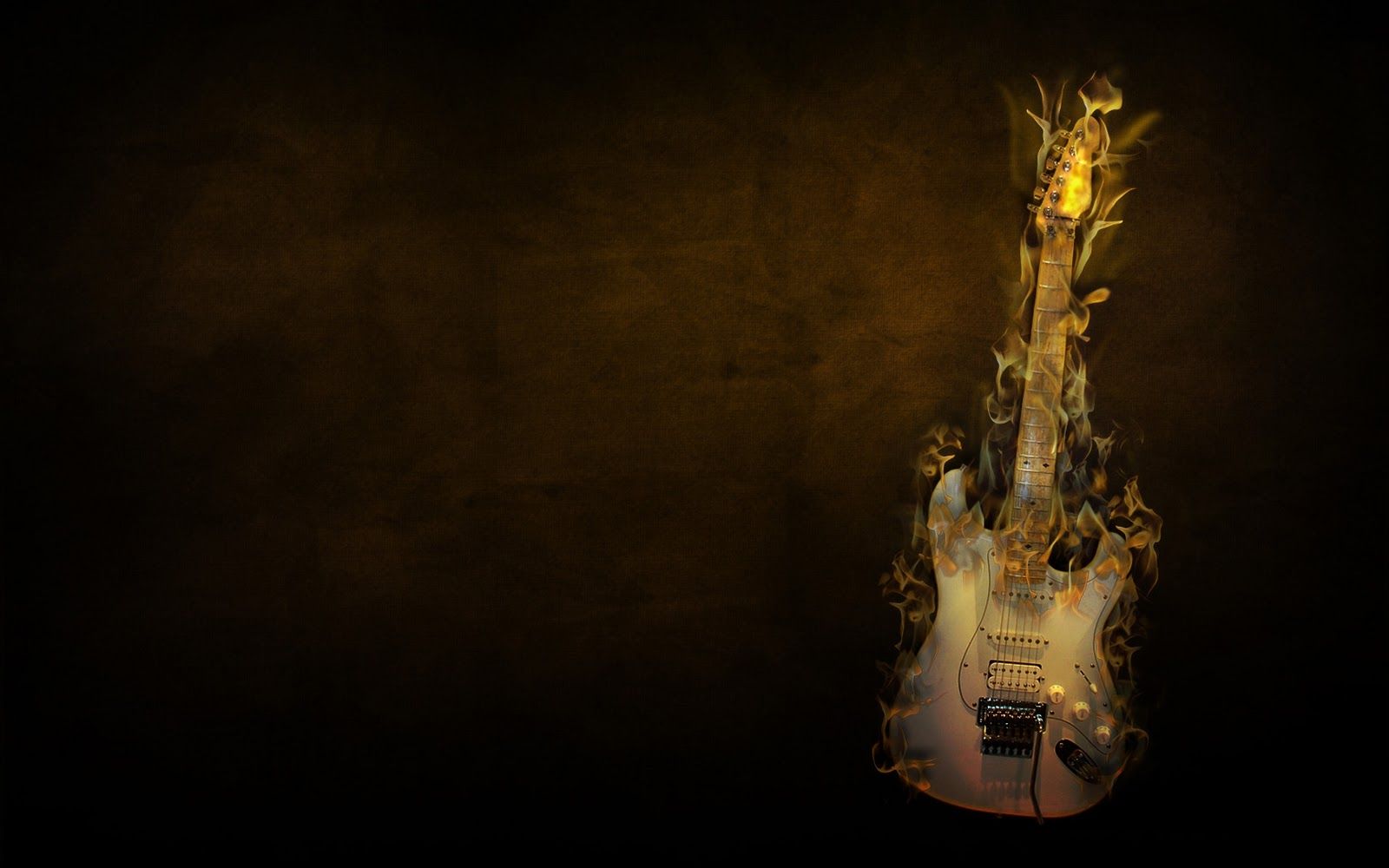 Chitarra in fiamme rossa, 1280x720 720p, PC