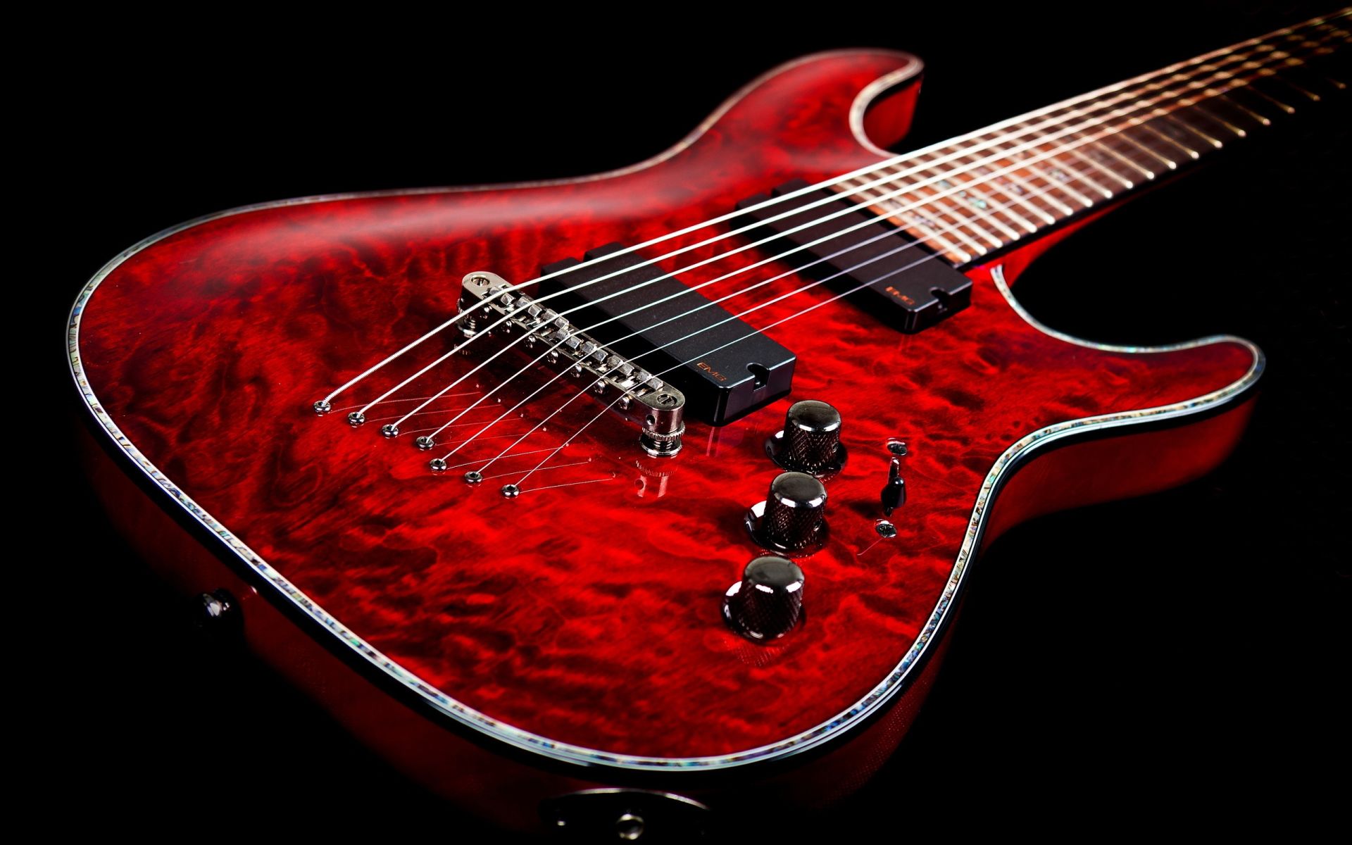 Chitarra elettrica rossa, 1920x1200 Full HD+ WUXGA, iMac