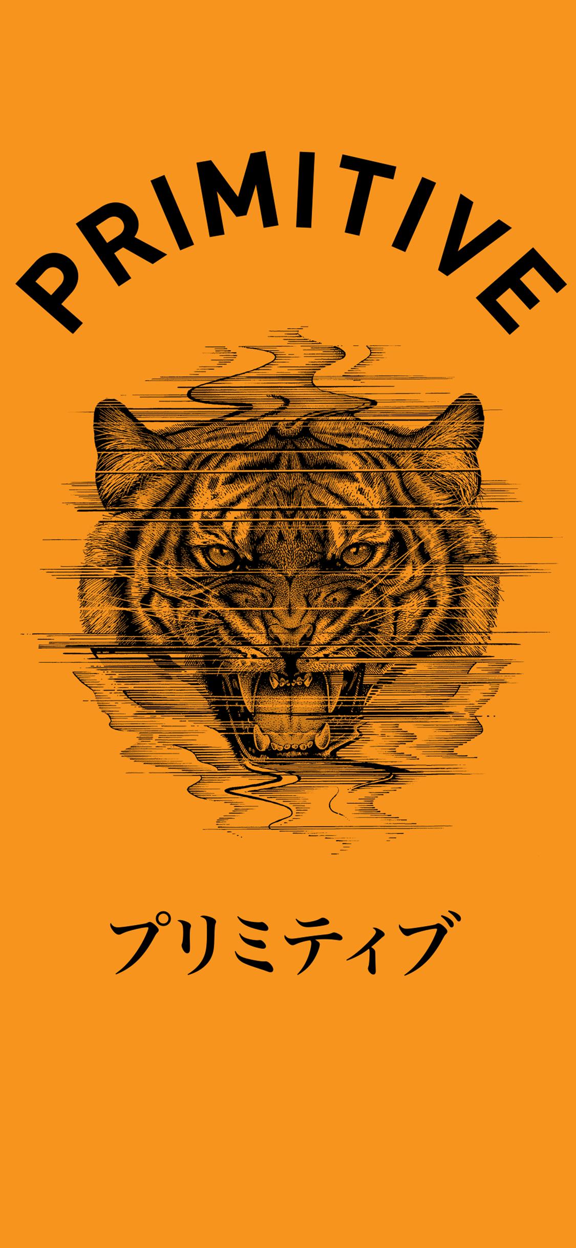 Tigre Primitive Skateboarding arancione, 1125x2436 Full HD Verticale, iPhone