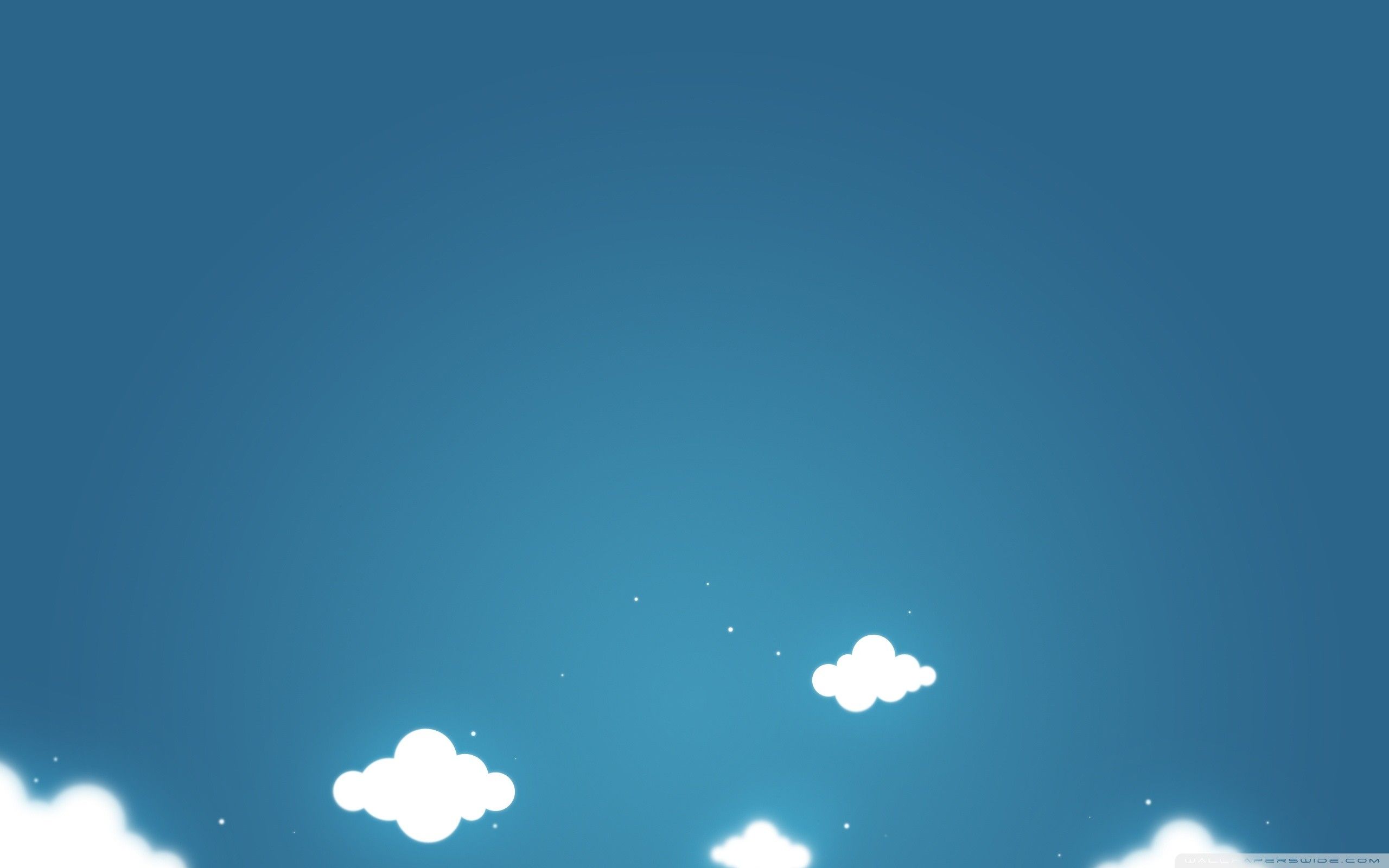 Cielo turchese con nuvole bianche, 2560x1600 2K+, Desktop