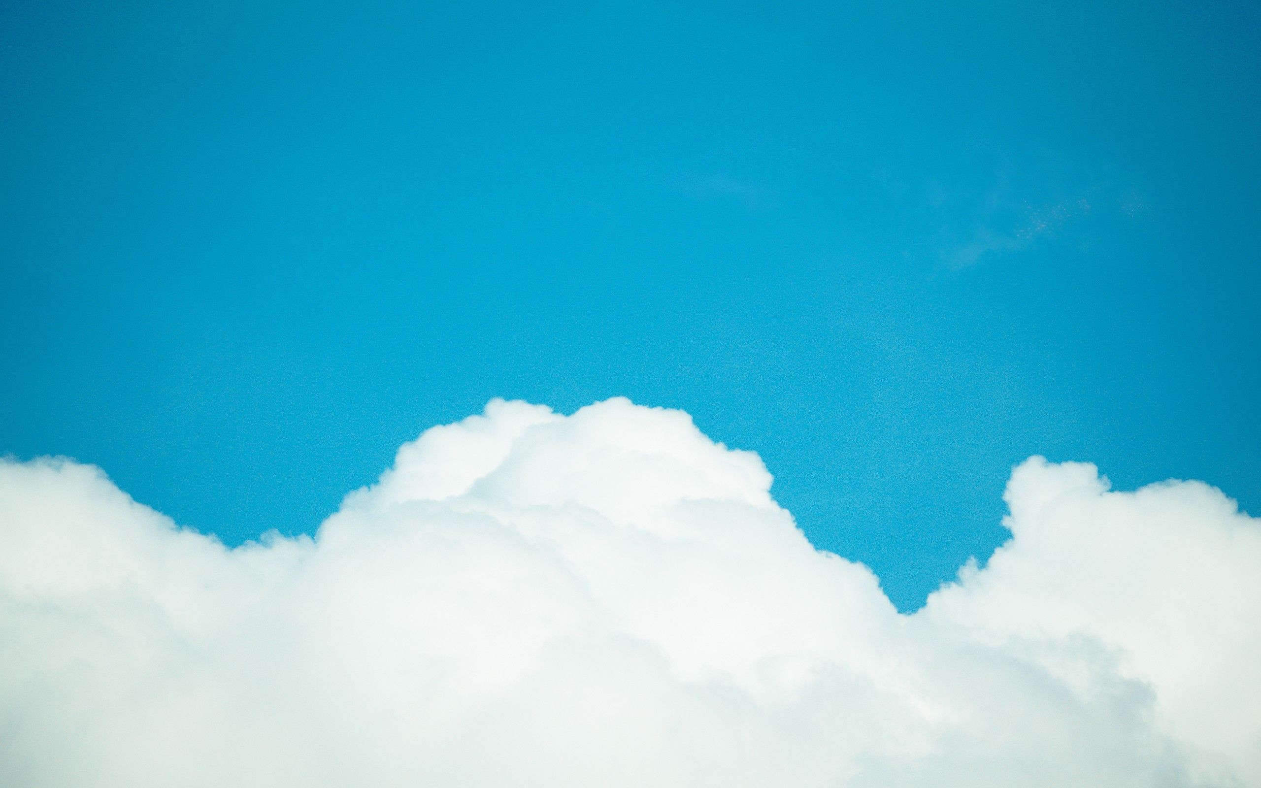 Nuvole bianche e cielo turchese, 2560x1600 WQXGA, Desktop