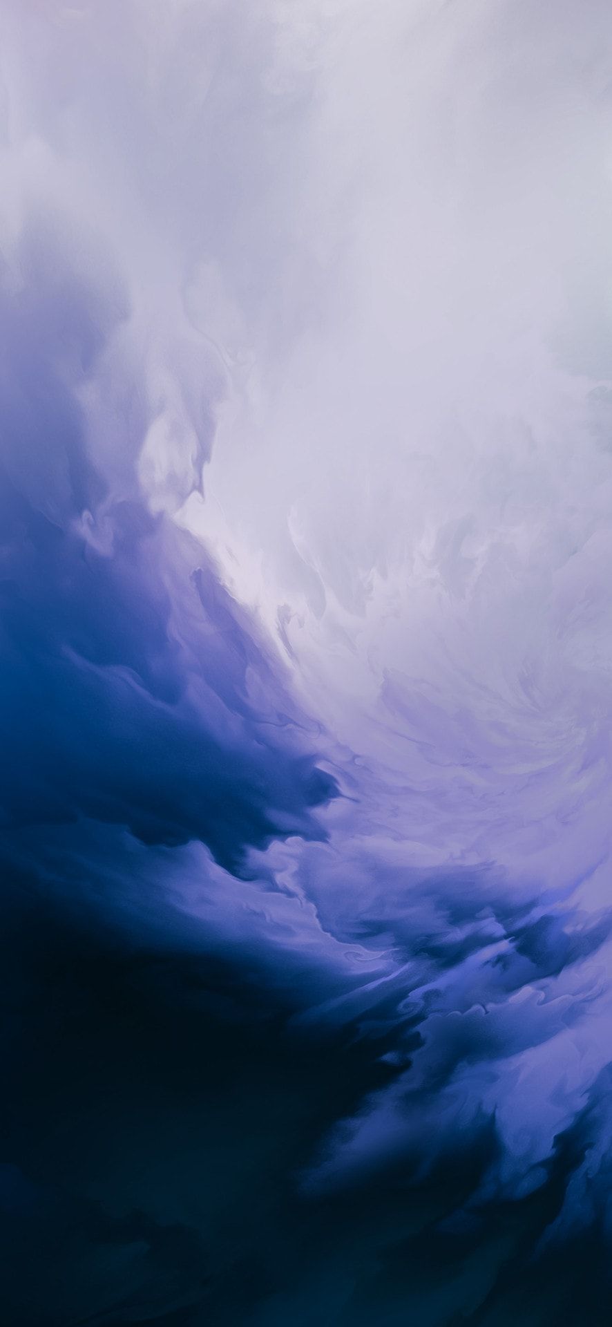 Nuvole astratte viola sfumate, 886x1920 Full HD Verticale, iPhone