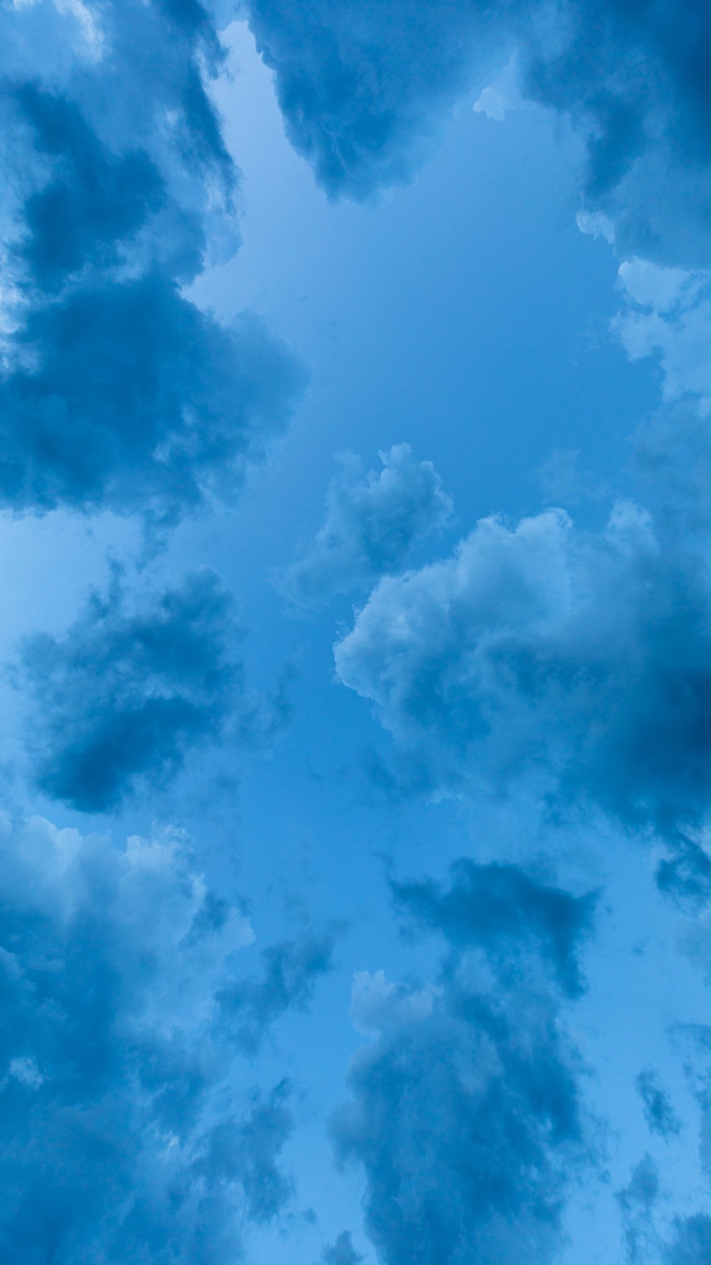 Cielo azzurro con nuvole, 1440x2560 Verticale, Samsung Galaxy