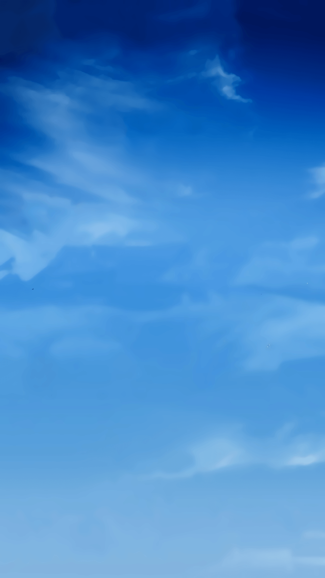 Cielo azzurro con nuvole, 1080x1920 Full HD Verticale, iPhone