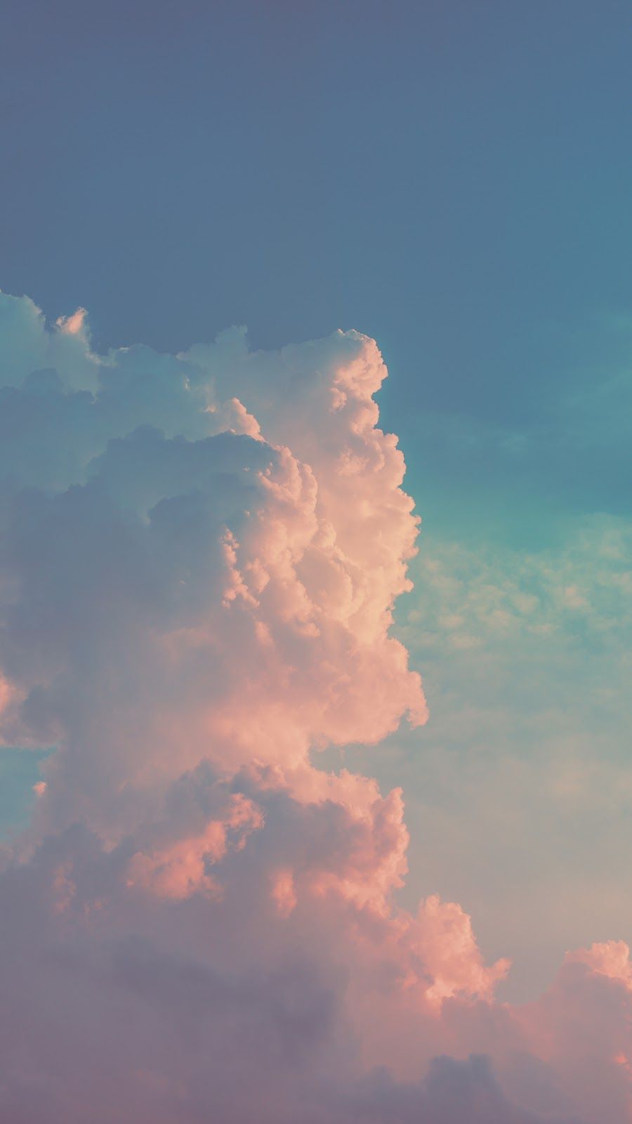 Nuvole rosa al tramonto, 900x1600 Full HD Verticale, Smartphone