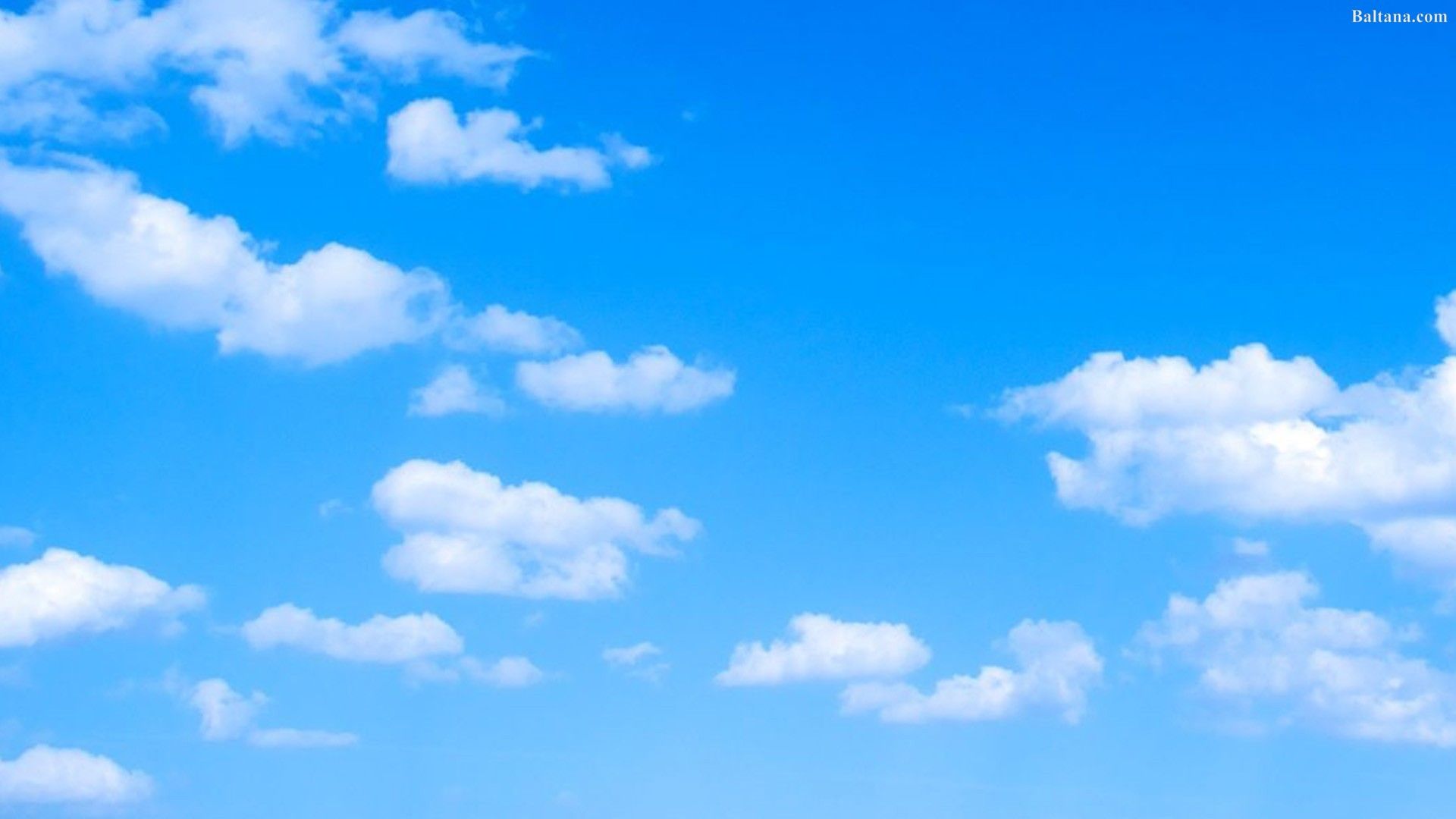 Cielo blu con nuvole bianche, 1920x1080 Full HD 1080p, Desktop