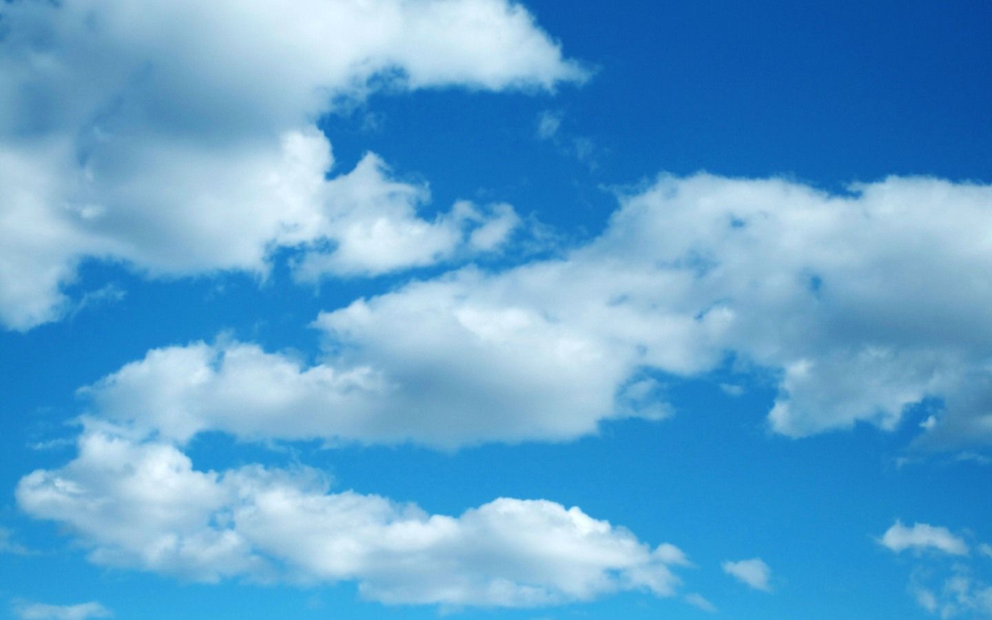 Nuvole bianche cielo blu, 1440x900 HD, MacBook Air