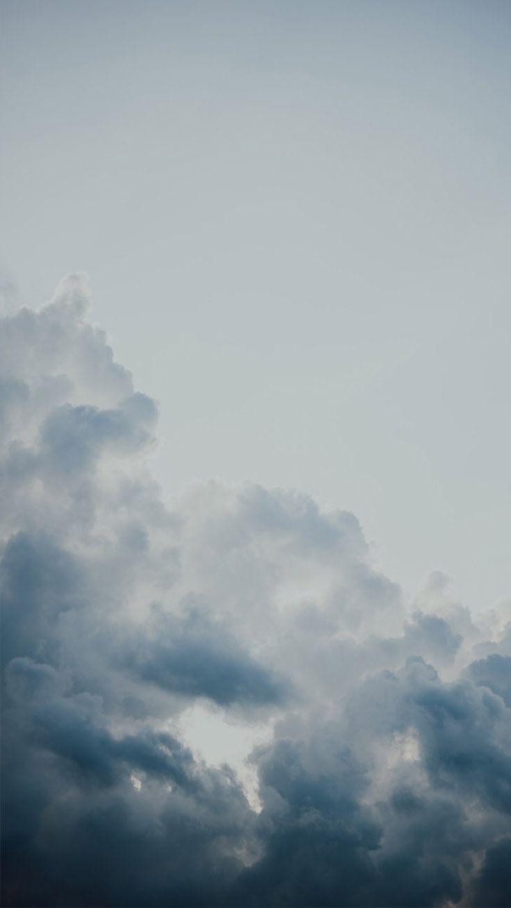Nuvole grigie e cielo, 736x1308 Verticale, Mobile