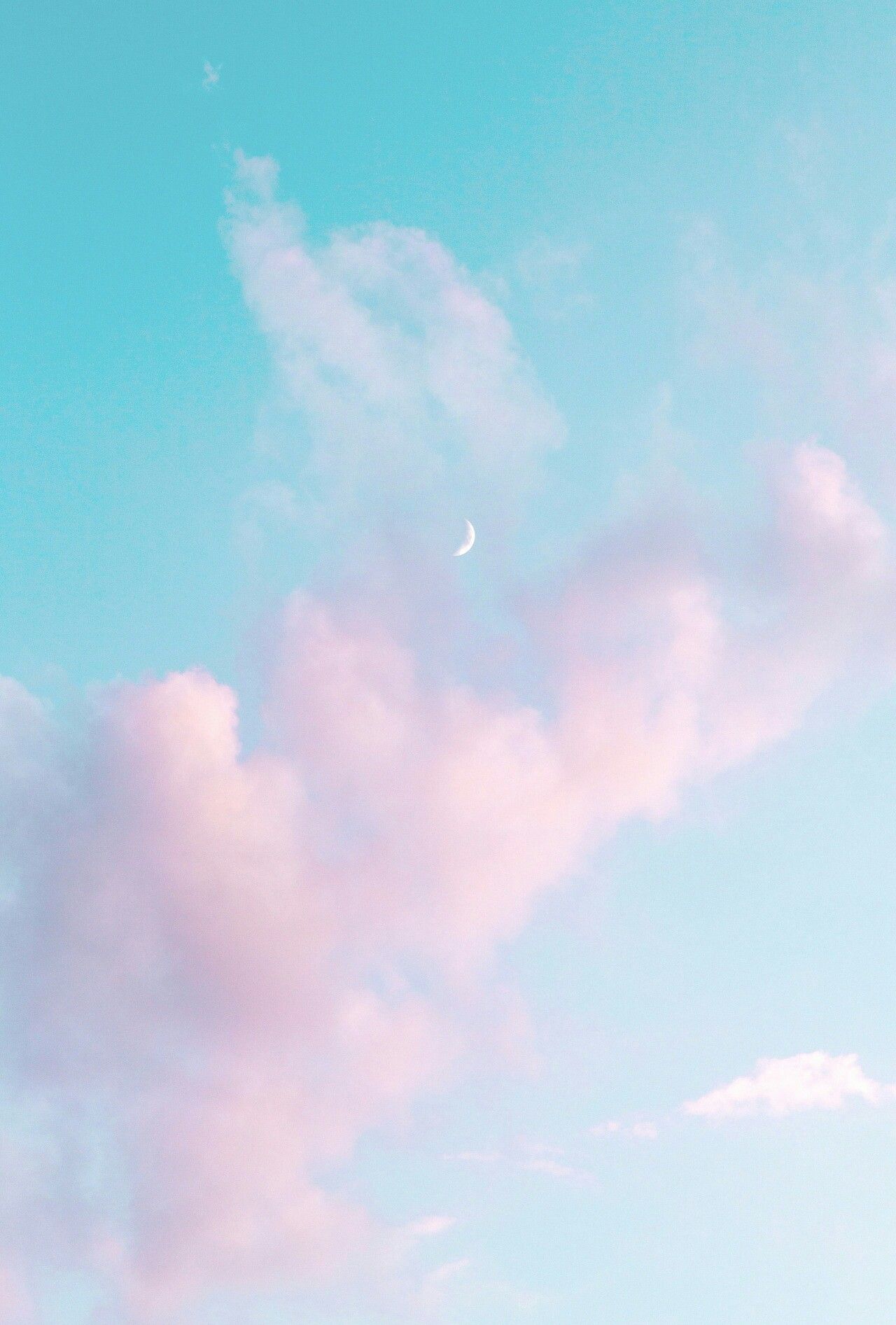 cielo pastello nuvole rosa, 1280x1893 Verticale, Mobile
