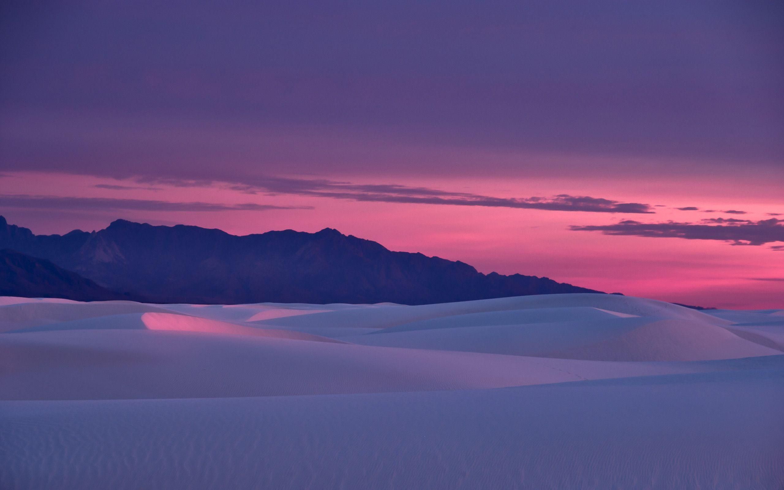 Dune di sabbia al tramonto, 2560x1600 WQXGA, MacBook Pro