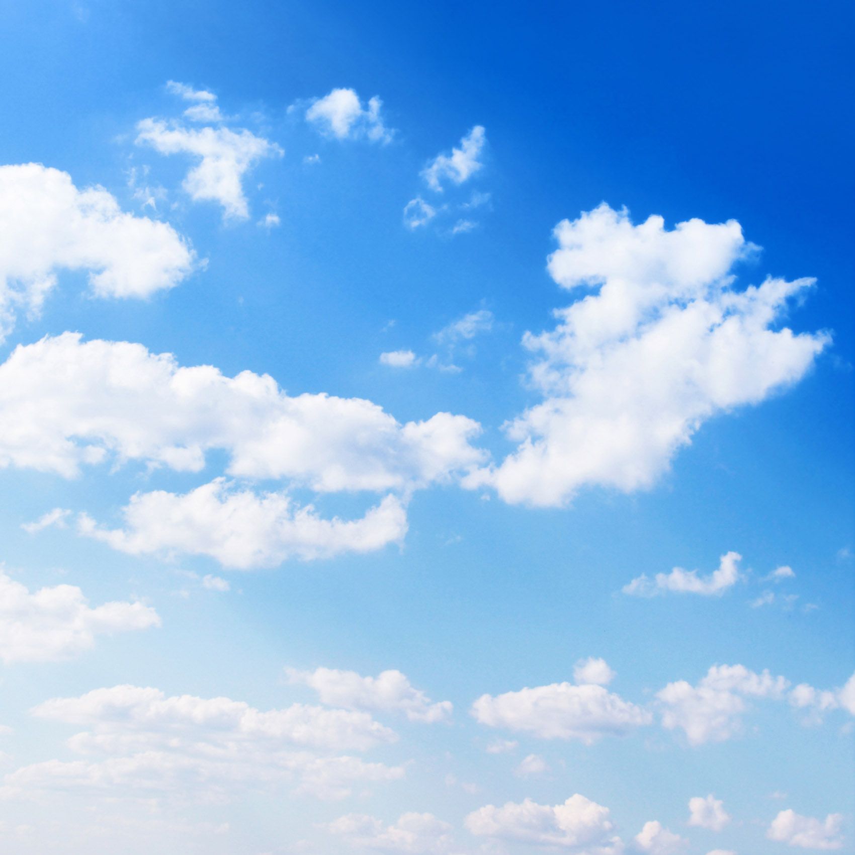 Cielo azzurro con nuvole bianche, 1700x1700 HD Ready, Desktop