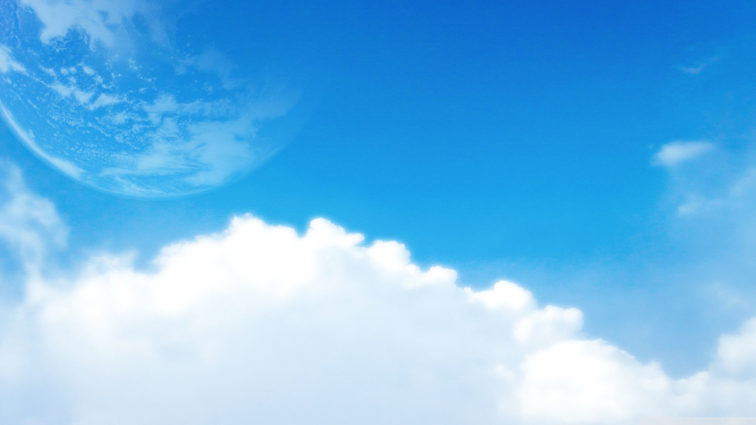 Cielo blu con nuvole, 2560x1440 2K, Desktop