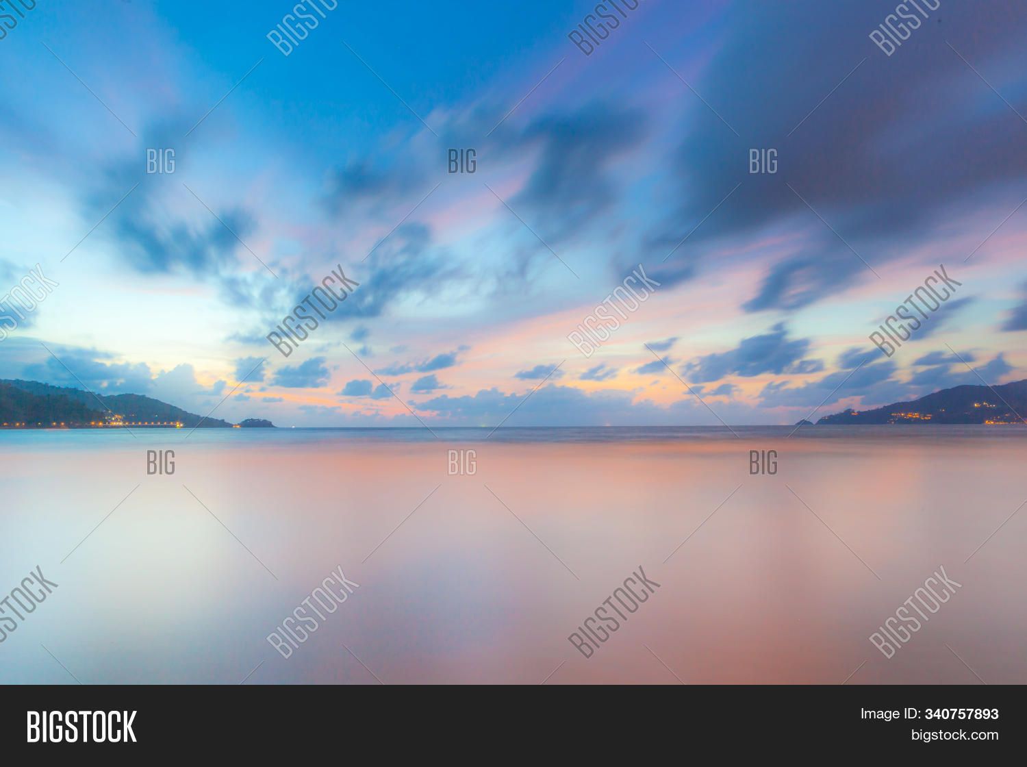 Tramonto sul mare con nuvole, 1500x1120 720p, Laptop