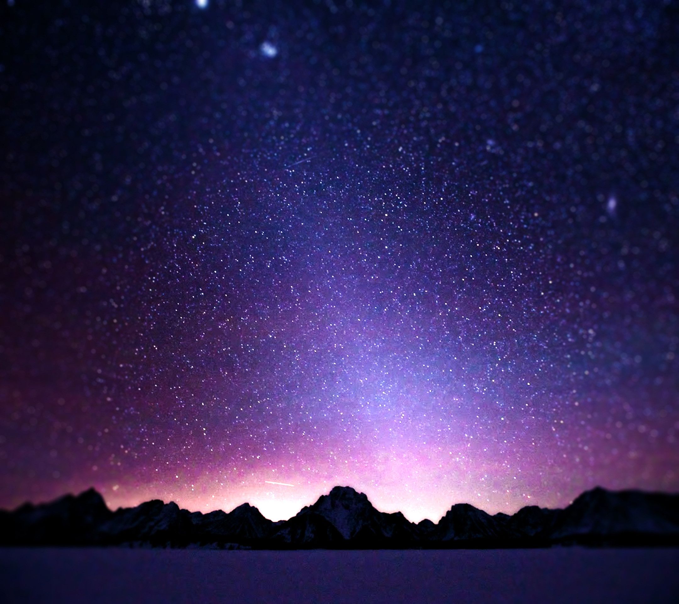 Cielo stellato notturno viola, 2160x1920 Hi-Res, Desktop