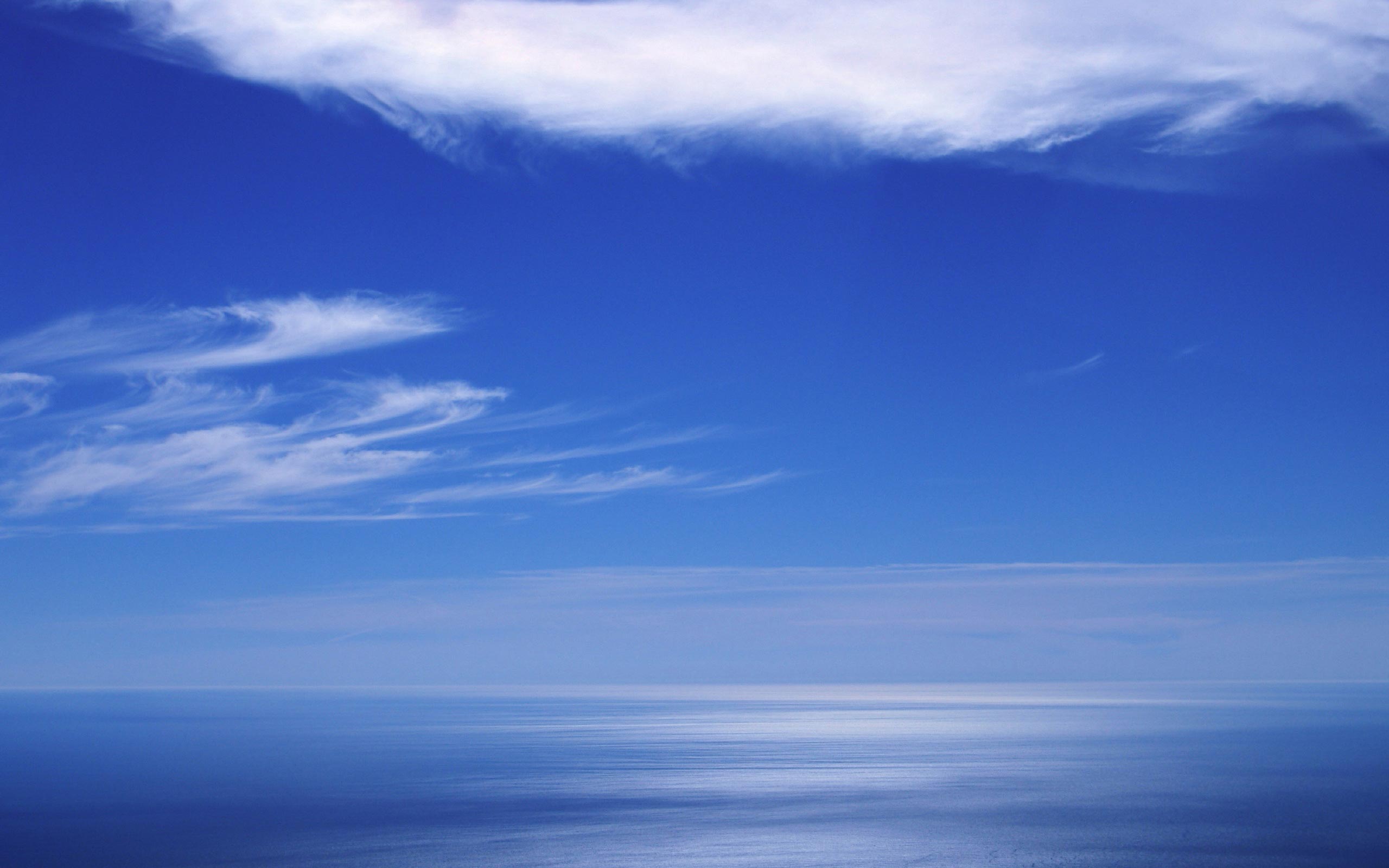 Cielo blu e mare calmo, 2560x1600 WQXGA, Laptop