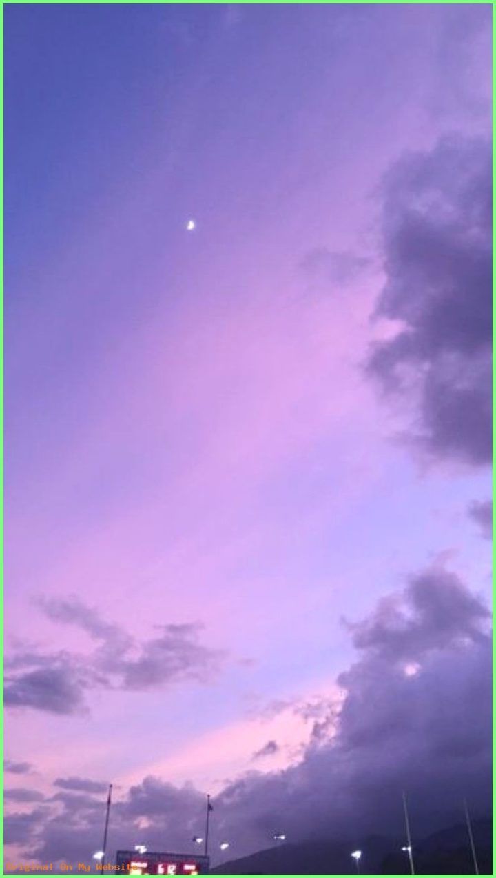 Cielo viola crepuscolo luna, 720x1273 Full HD Verticale, Smartphone