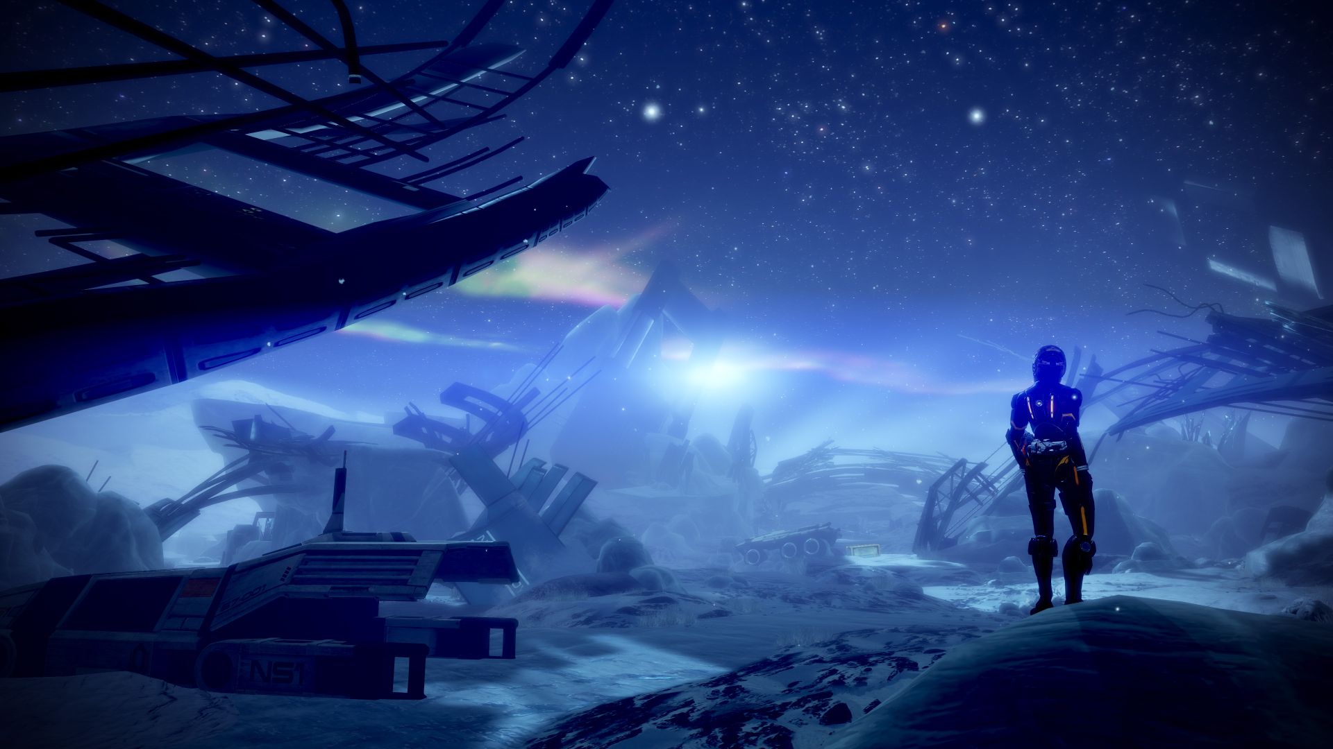 Cielo stellato blu notte, 6040x3397 Ultra HD, Monitor 4K