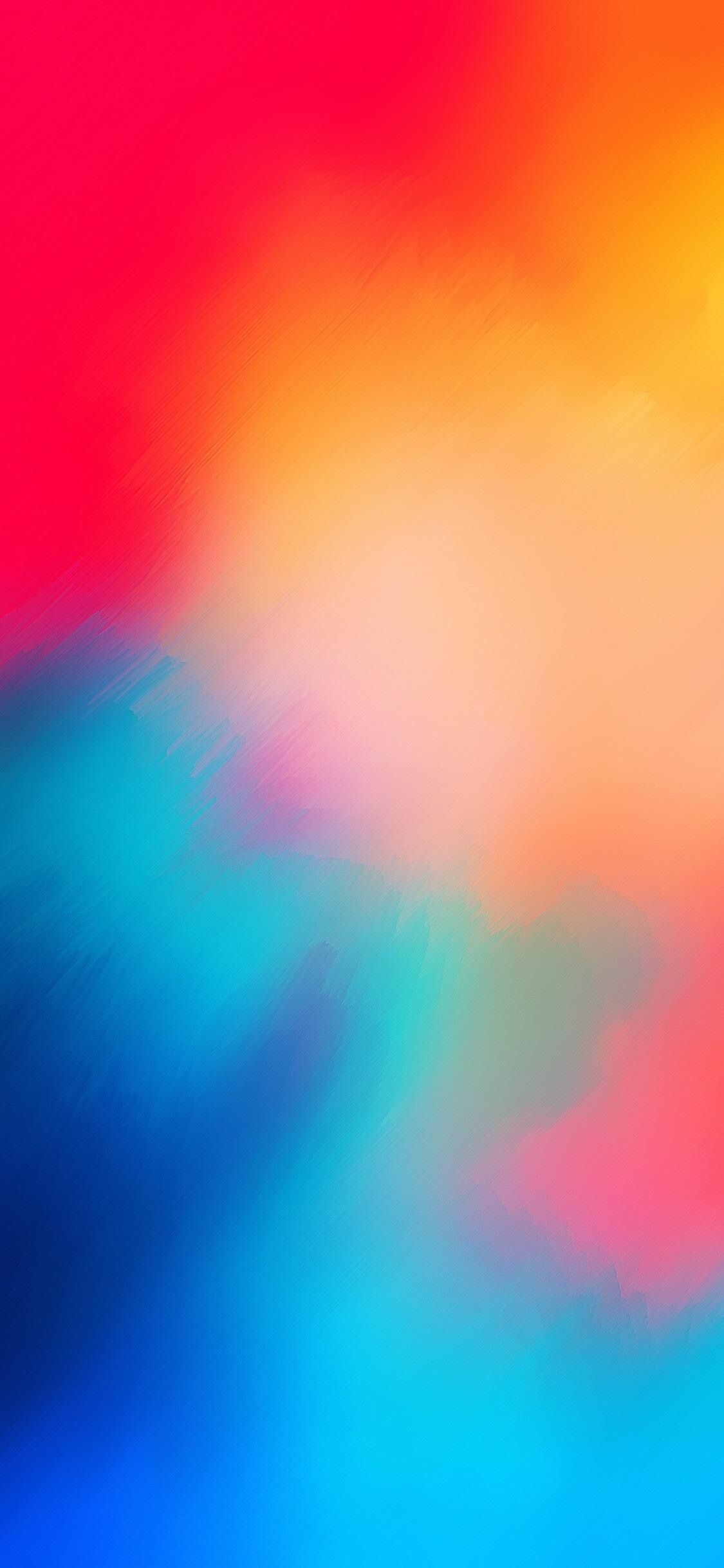 Sfumatura astratta rosso e blu, 1125x2436 Verticale, Mobile